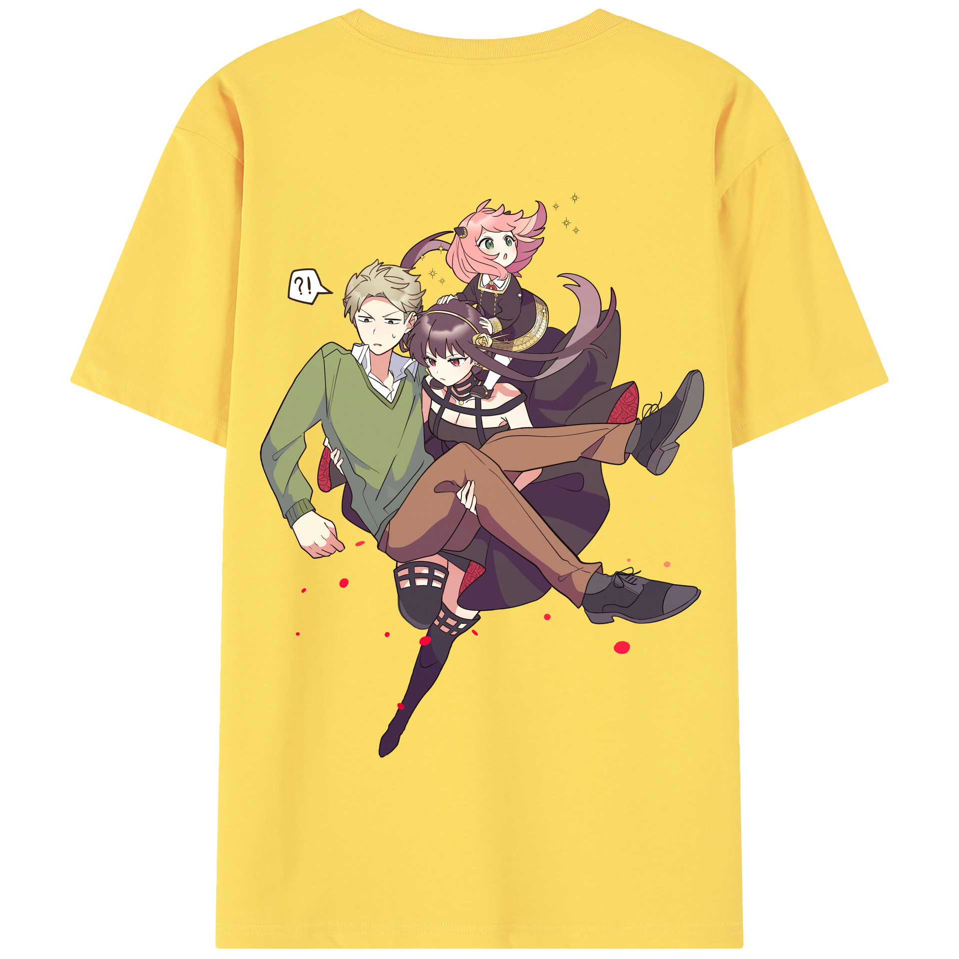 （画像用） SPY×FAMILY间谍家家酒 綿100％半袖Tシャツ（背面プリント）