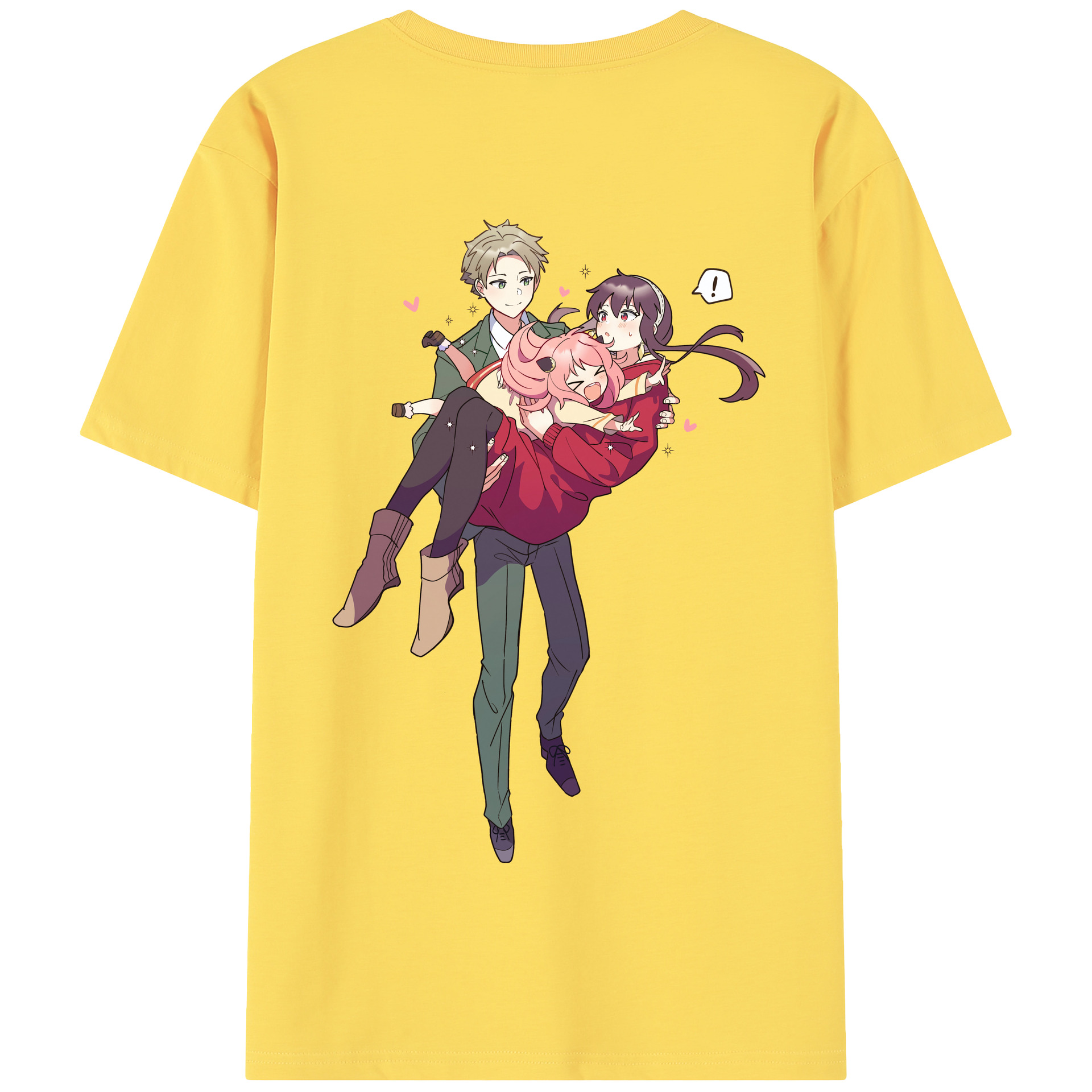 （画像用） SPY×FAMILY间谍家家酒 綿100％半袖Tシャツ（背面プリント）