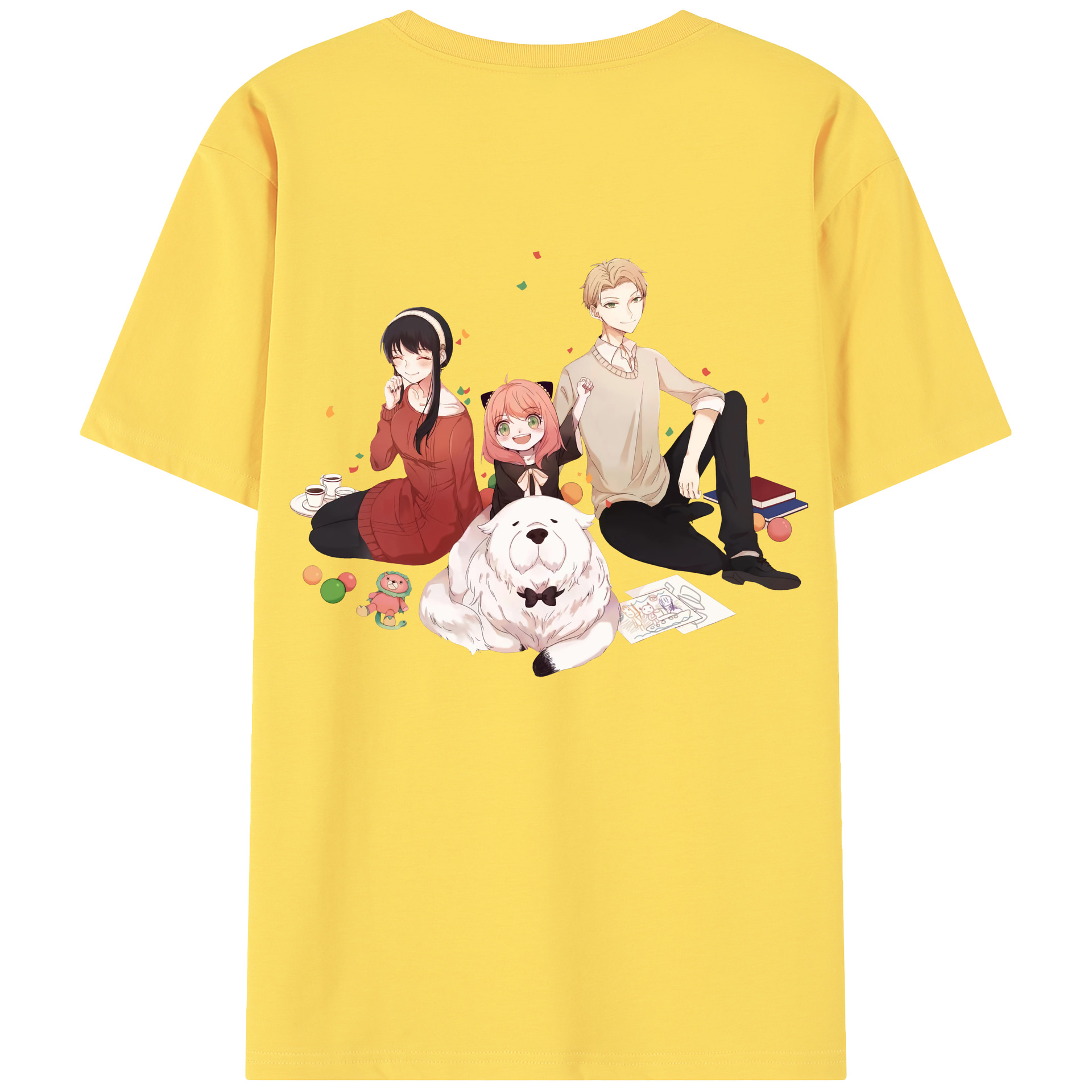 （画像用） SPY×FAMILY间谍家家酒 綿100％半袖Tシャツ（背面プリント）
