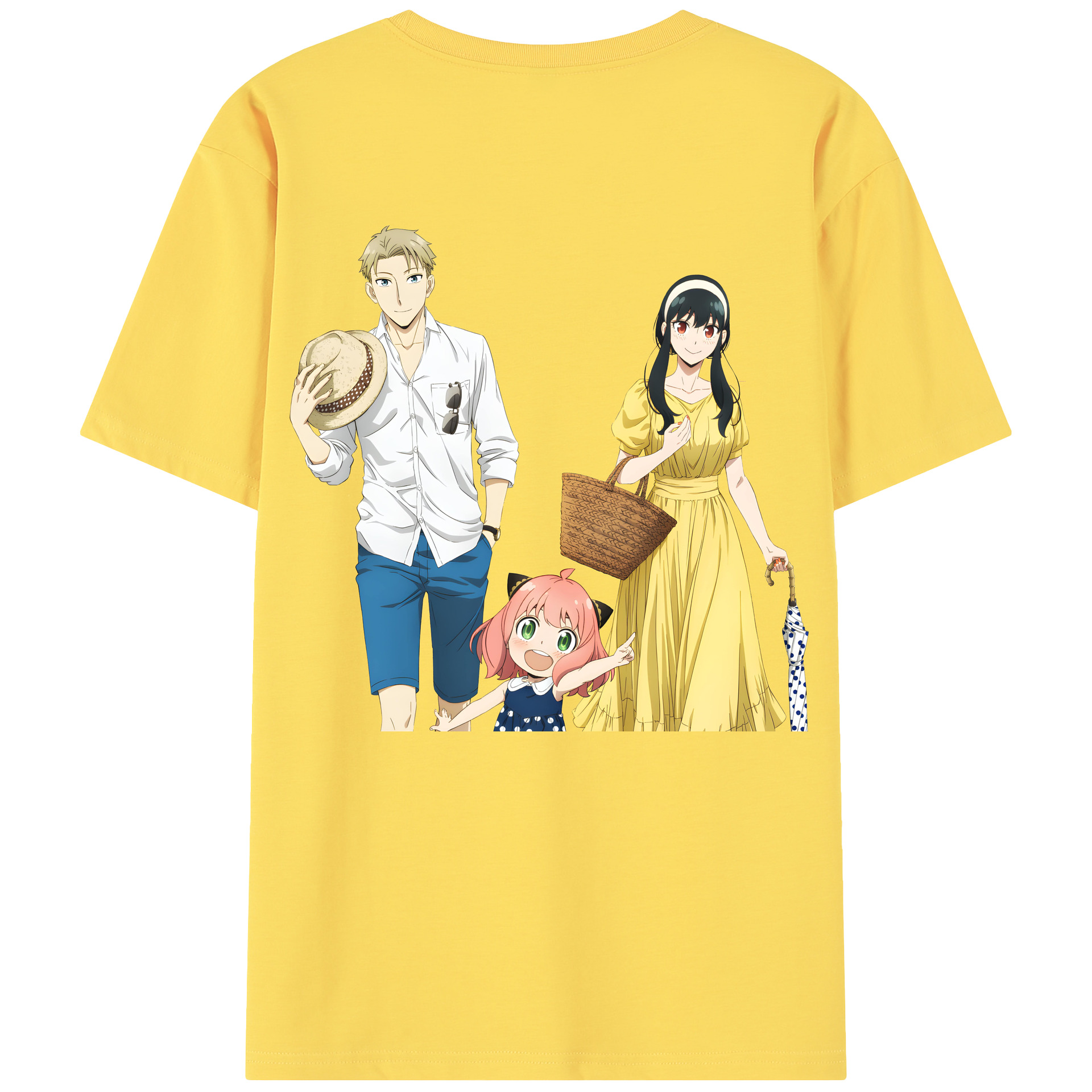 （画像用） SPY×FAMILY间谍家家酒 綿100％半袖Tシャツ（背面プリント）