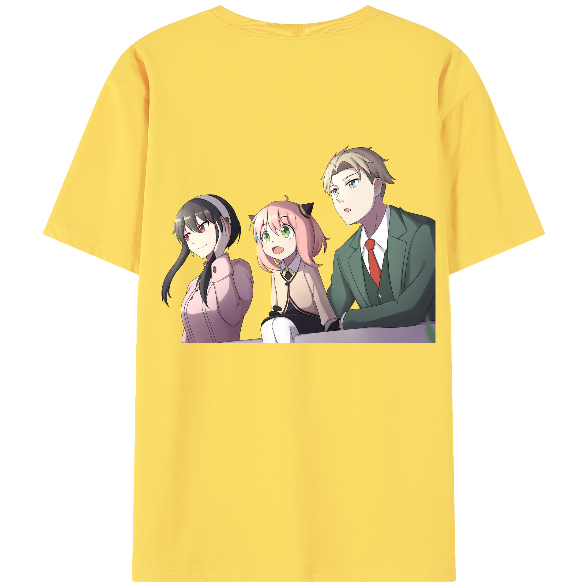 （画像用） SPY×FAMILY间谍家家酒 綿100％半袖Tシャツ（背面プリント）