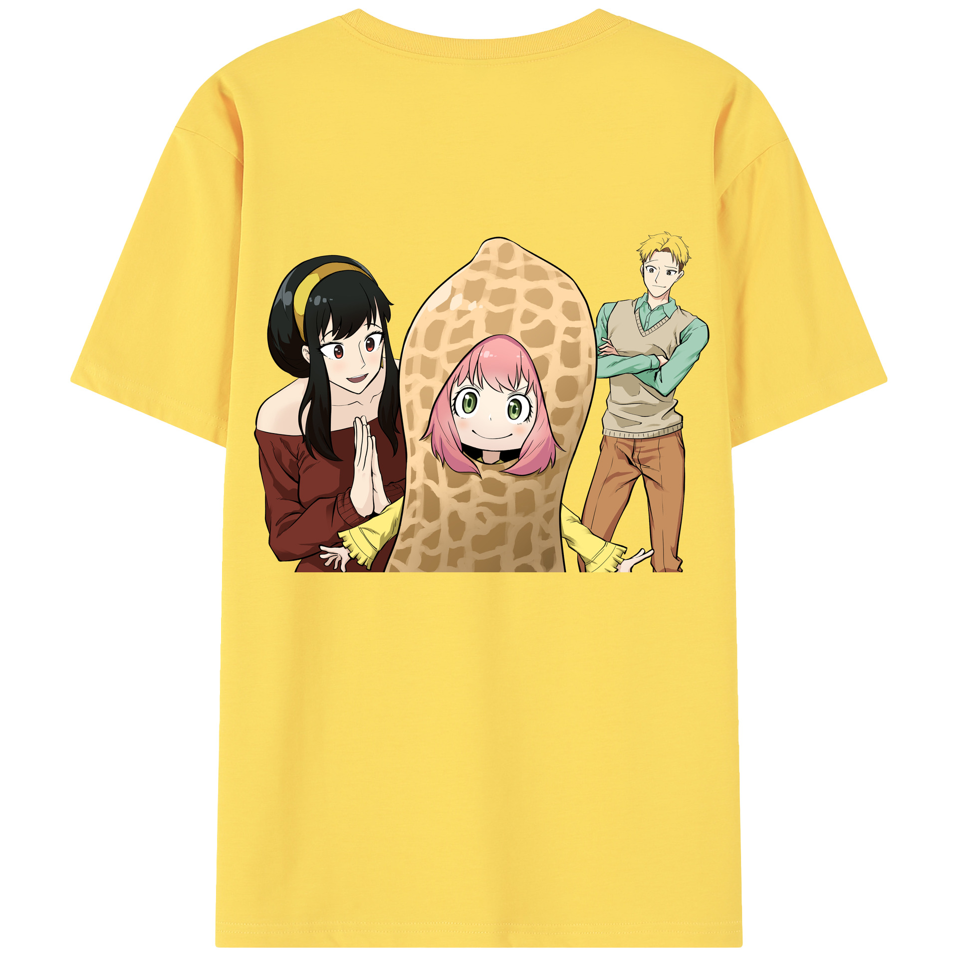 （画像用） SPY×FAMILY间谍家家酒 綿100％半袖Tシャツ（背面プリント）