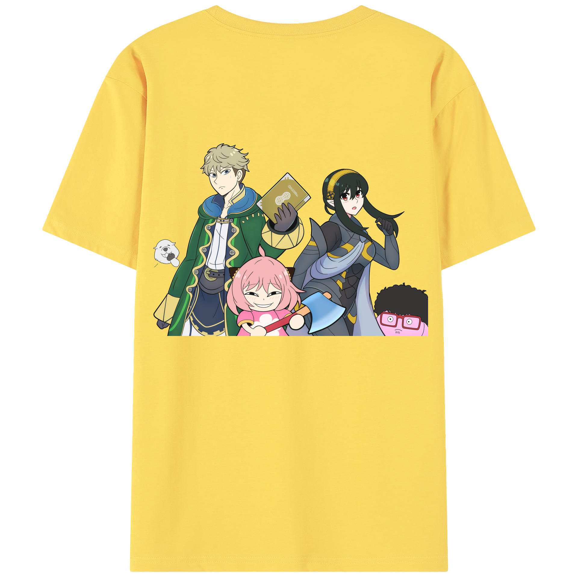 （画像用） SPY×FAMILY间谍家家酒 綿100％半袖Tシャツ（背面プリント）