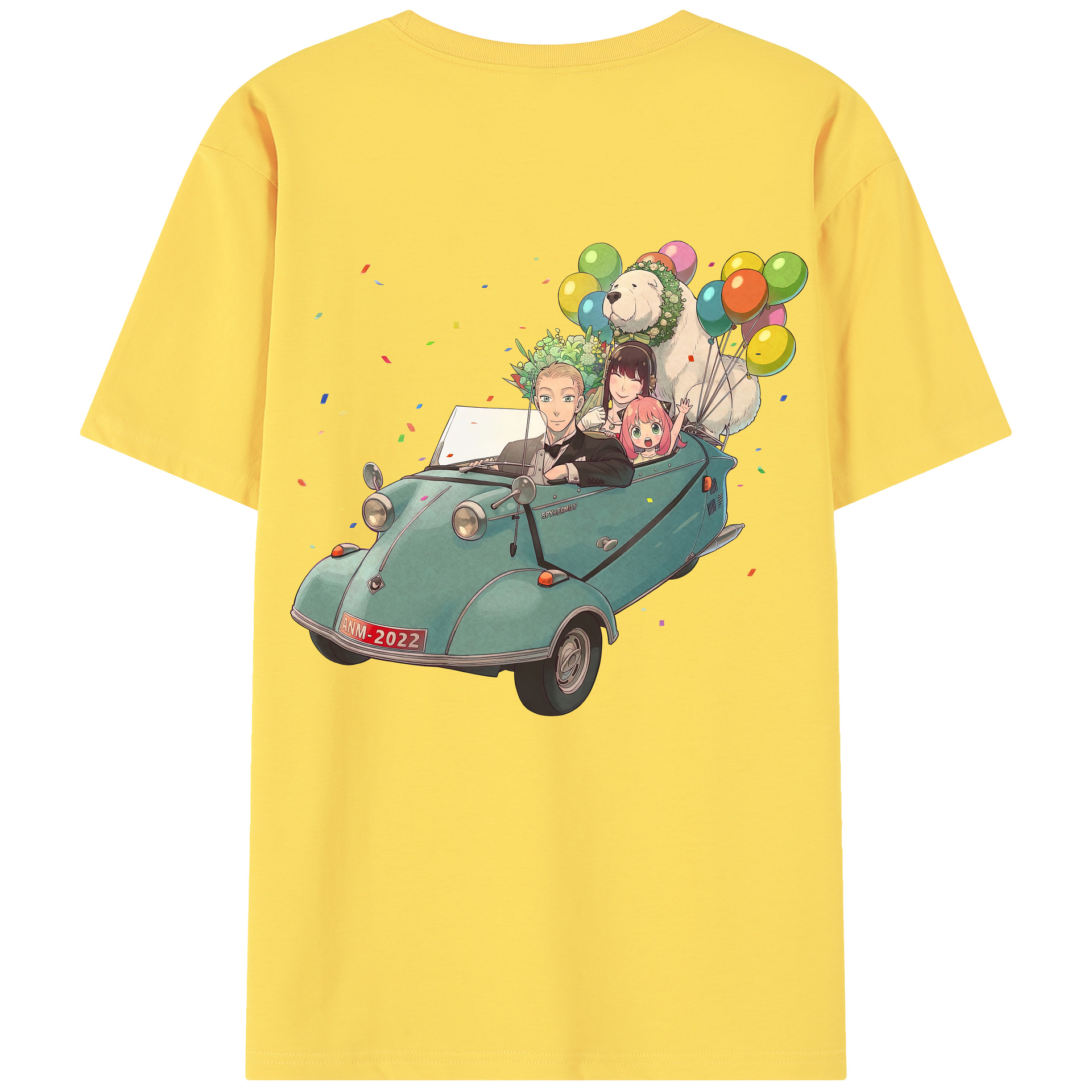 （画像用） SPY×FAMILY间谍家家酒 綿100％半袖Tシャツ（背面プリント）
