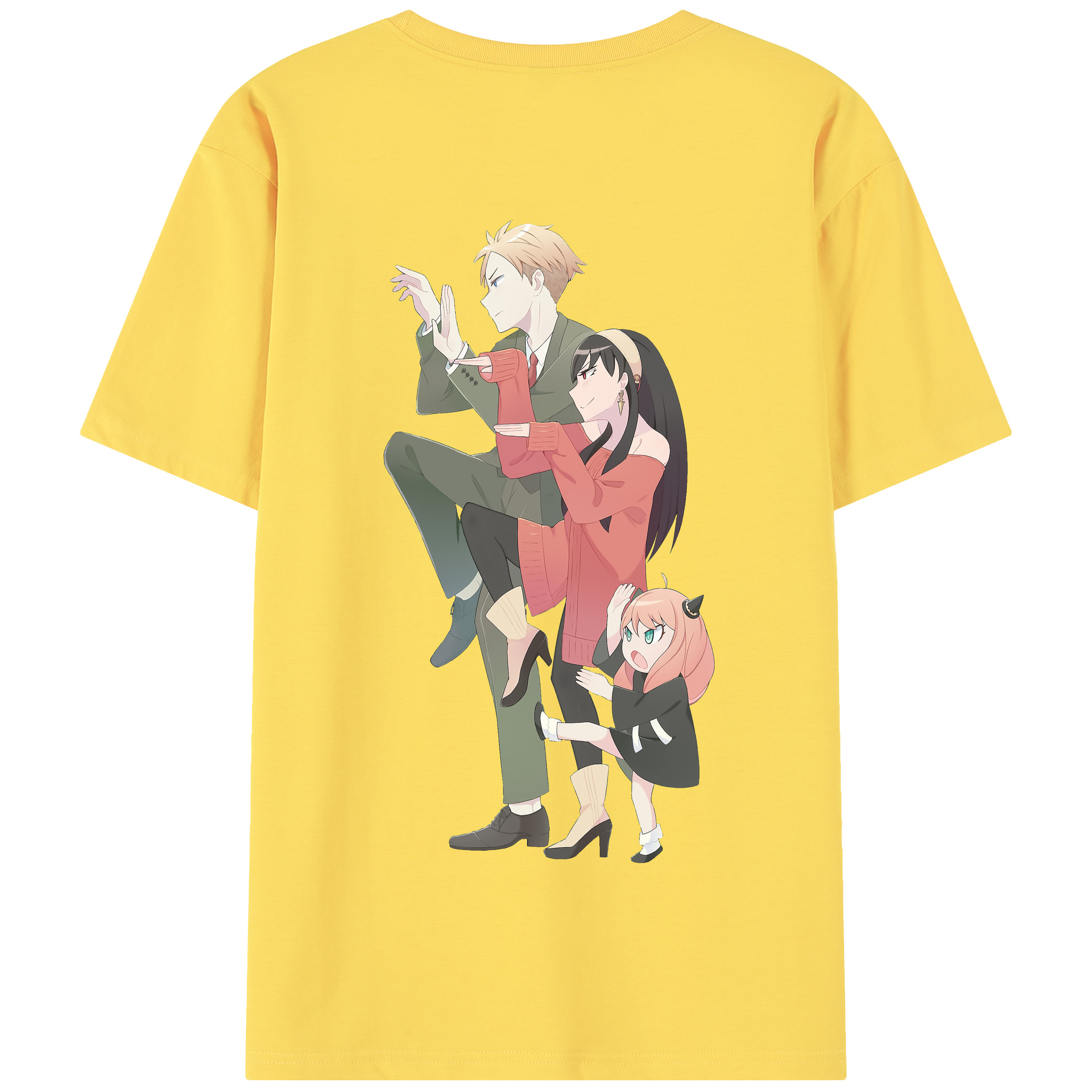 （画像用） SPY×FAMILY间谍家家酒 綿100％半袖Tシャツ（背面プリント）