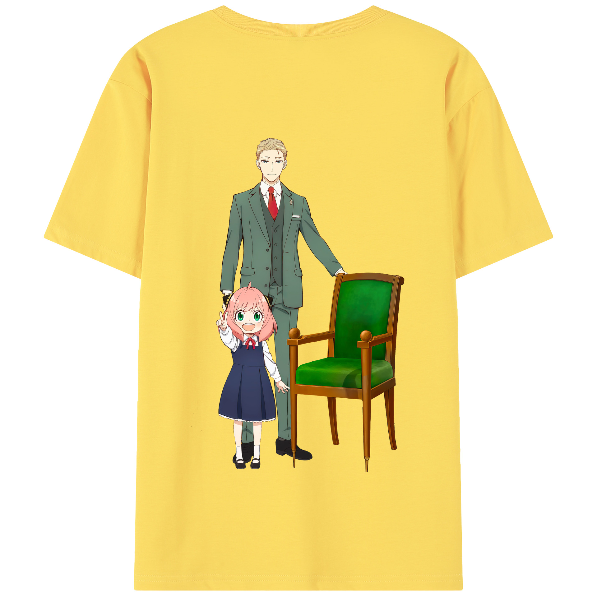 （画像用） SPY×FAMILY间谍家家酒 綿100％半袖Tシャツ（背面プリント）
