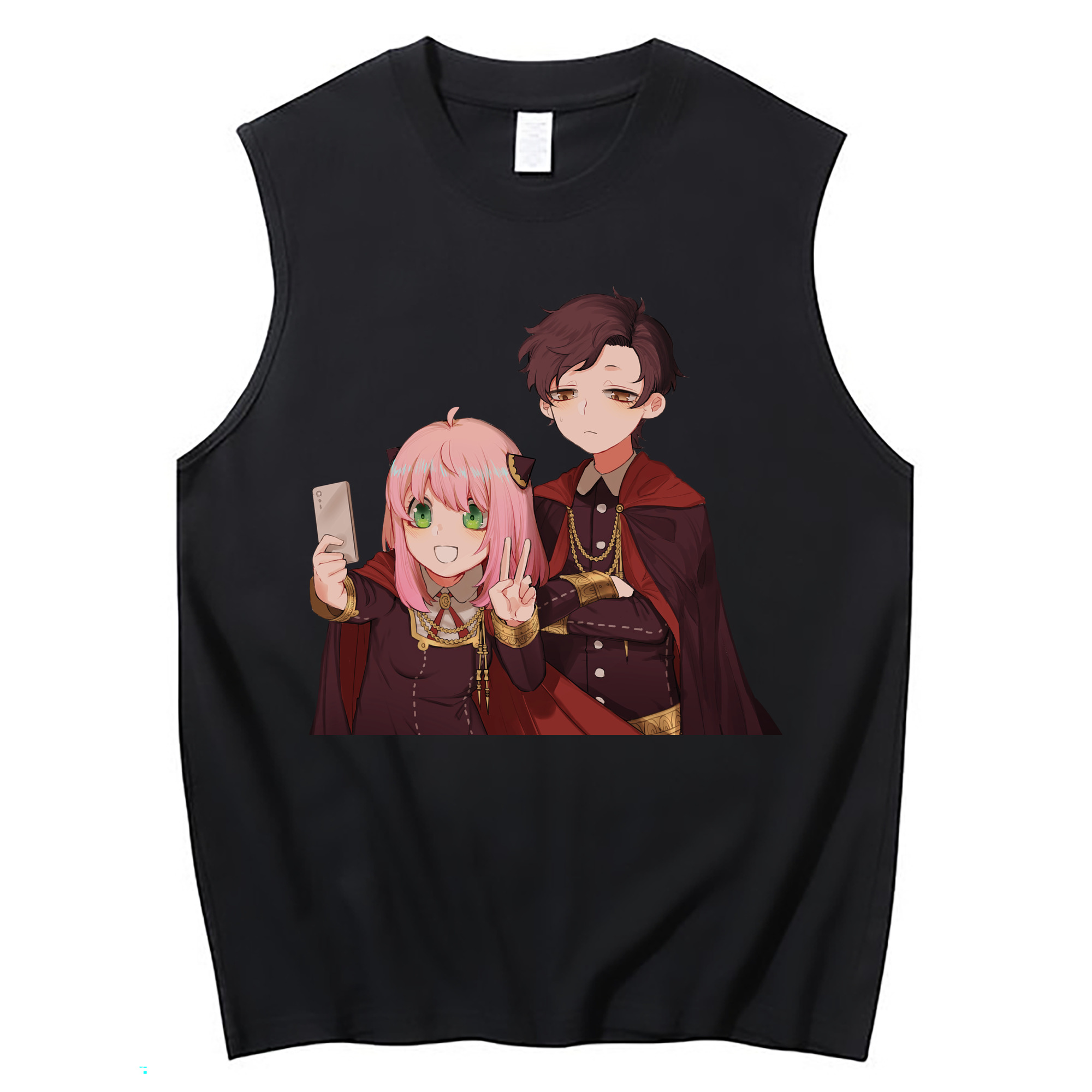 （画像用） SPY×FAMILY间谍家家酒 コットン100％タンクトップ（フロントプリント）