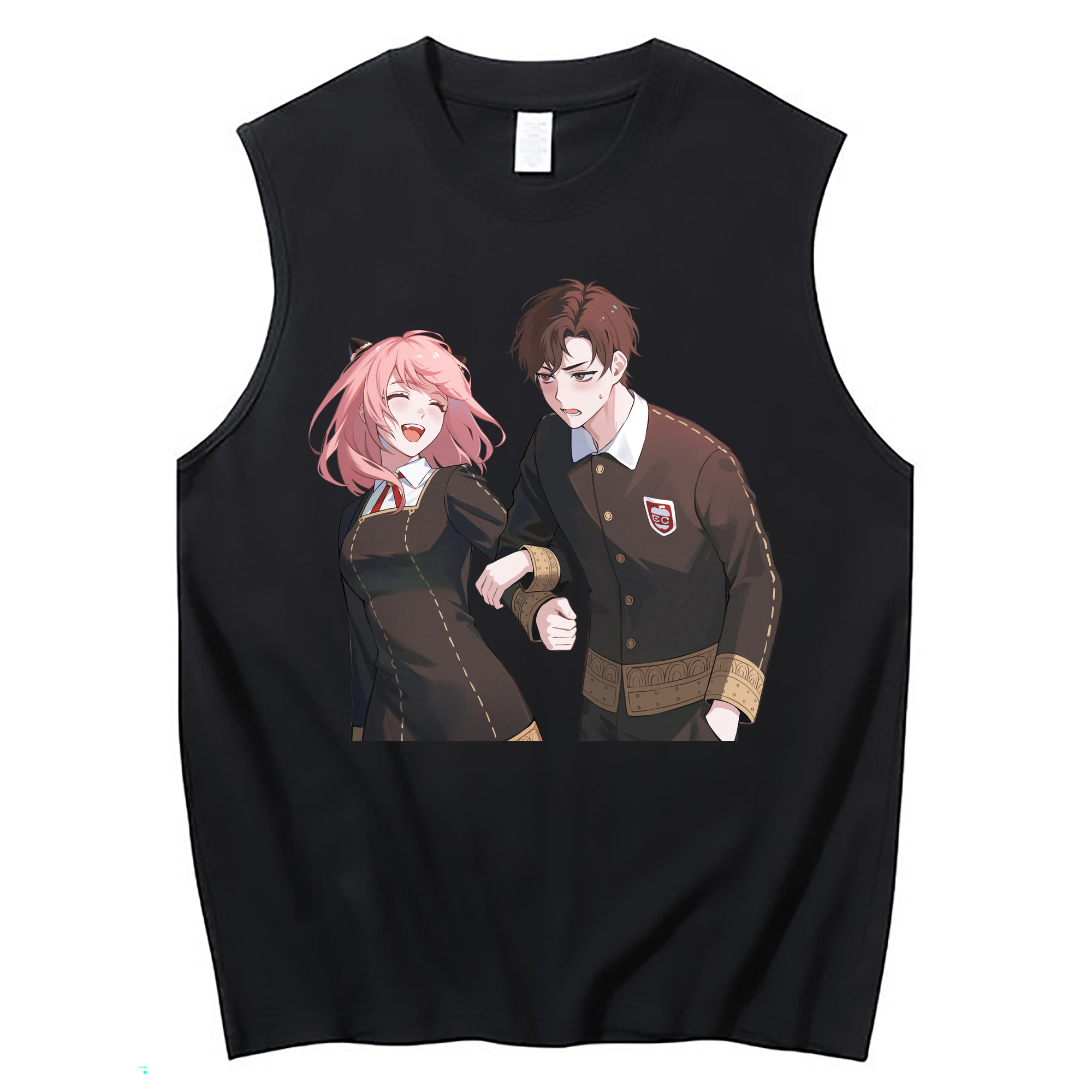 （画像用） SPY×FAMILY间谍家家酒 コットン100％タンクトップ（フロントプリント）