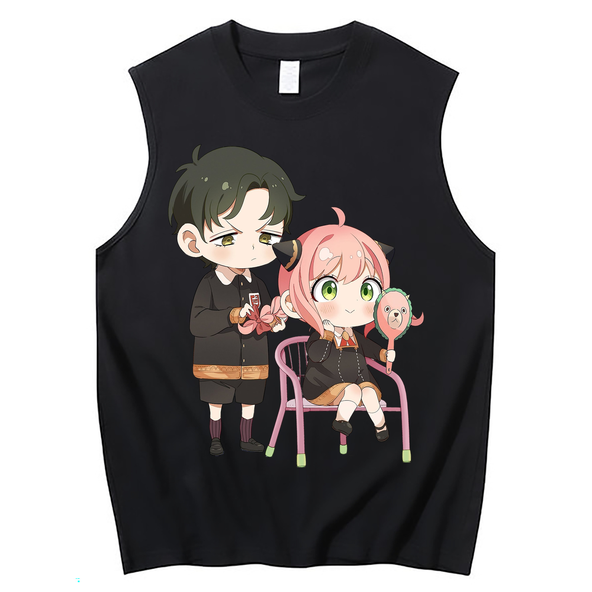 （画像用） SPY×FAMILY间谍家家酒 コットン100％タンクトップ（フロントプリント）