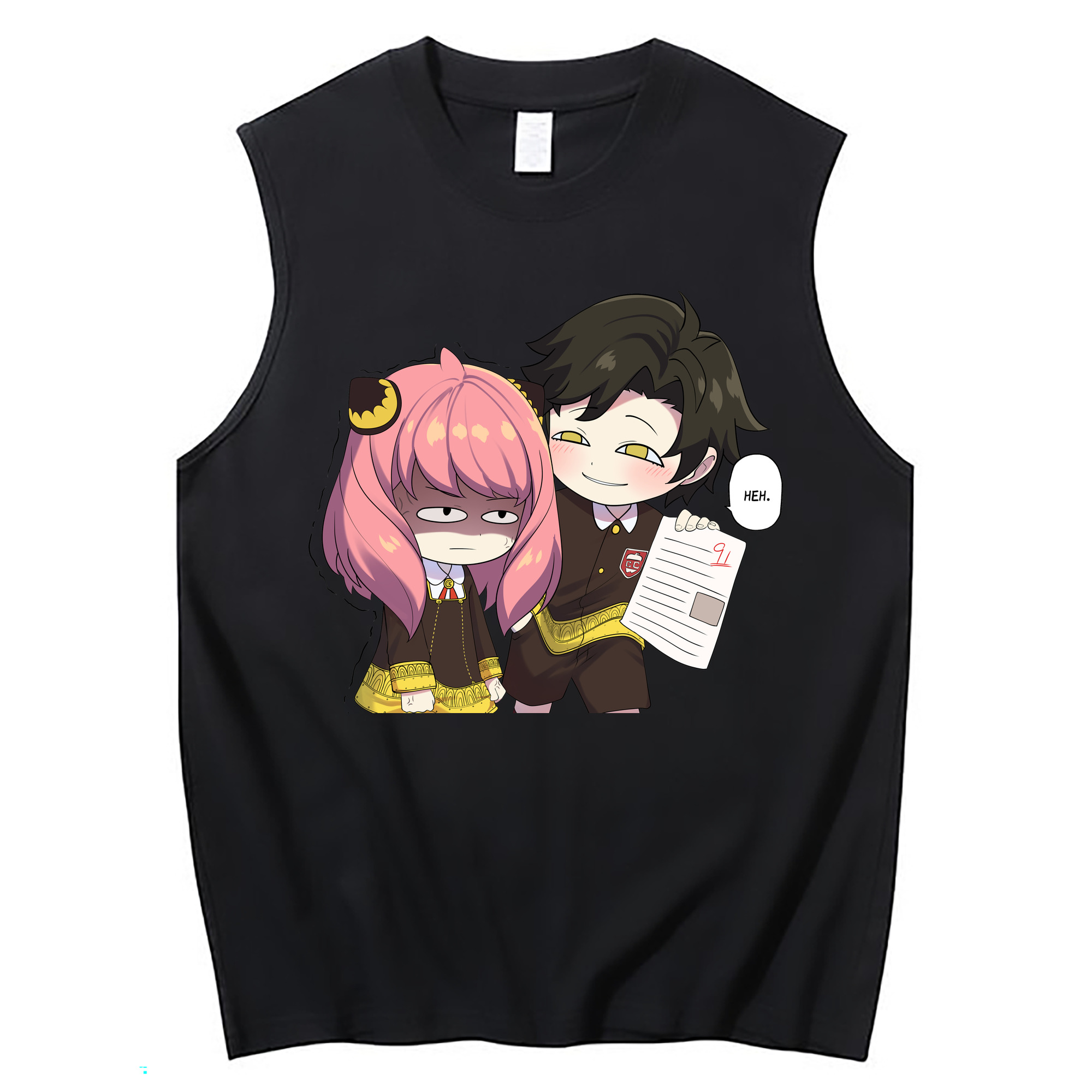 （画像用） SPY×FAMILY间谍家家酒 コットン100％タンクトップ（フロントプリント）