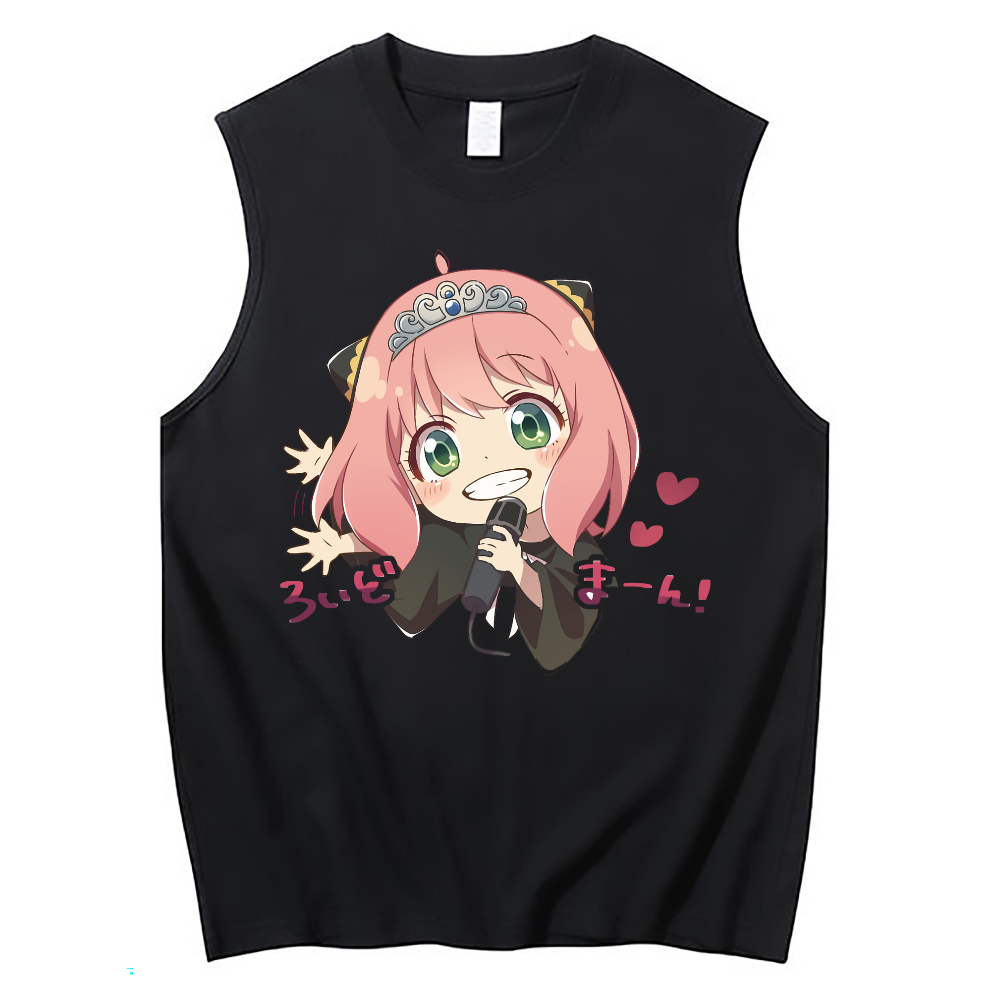 （画像用） SPY×FAMILY间谍家家酒 コットン100％タンクトップ（フロントプリント）