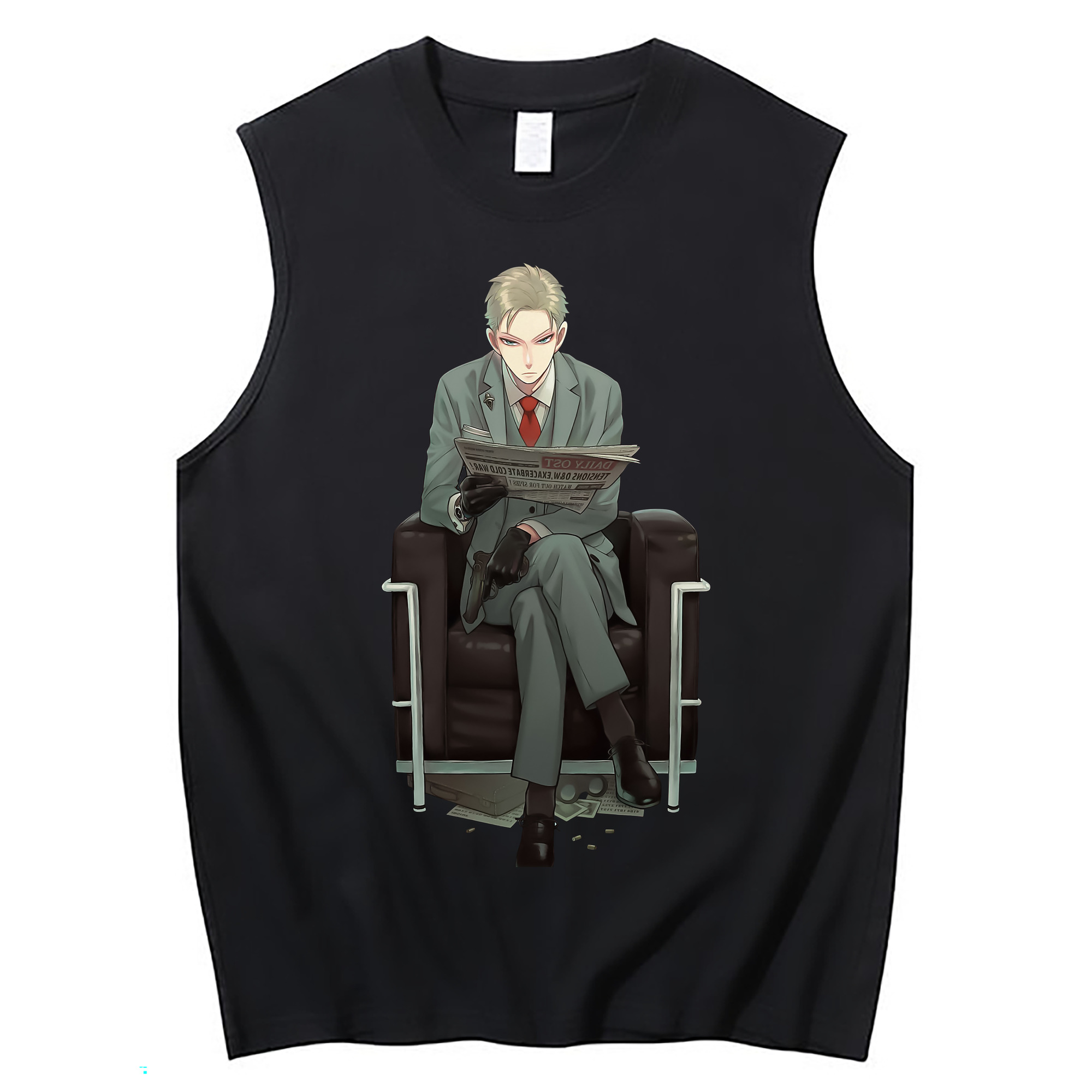 （画像用） SPY×FAMILY间谍家家酒 コットン100％タンクトップ（フロントプリント）
