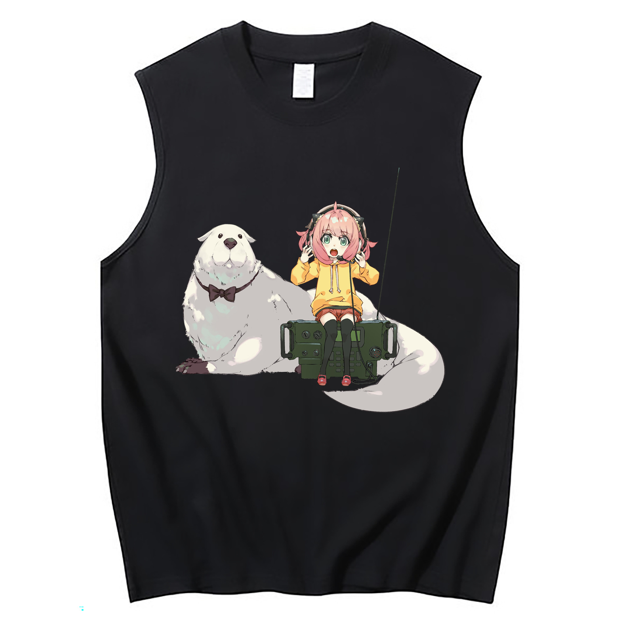 （画像用） SPY×FAMILY间谍家家酒 コットン100％タンクトップ（フロントプリント）