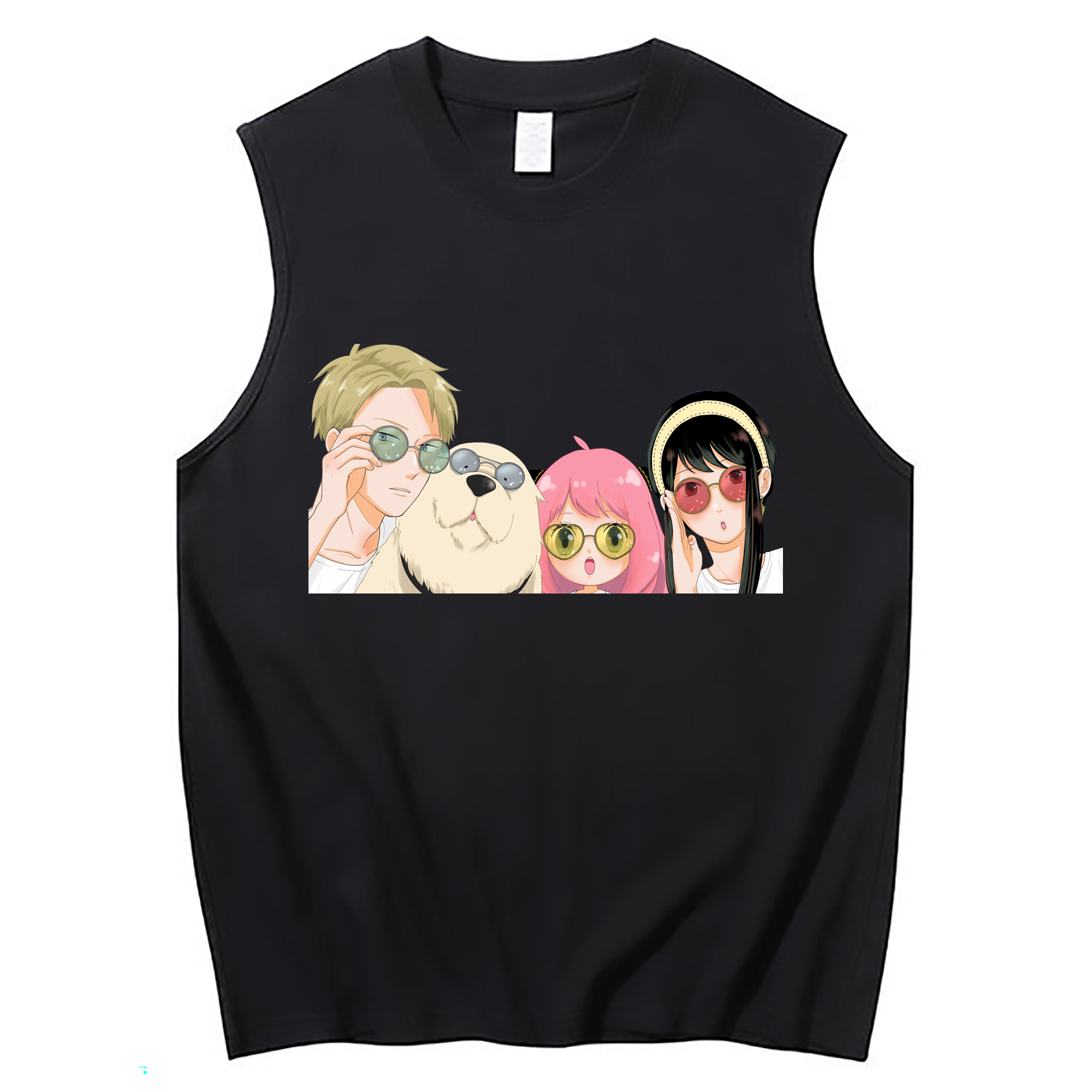 （画像用） SPY×FAMILY间谍家家酒 コットン100％タンクトップ（フロントプリント）