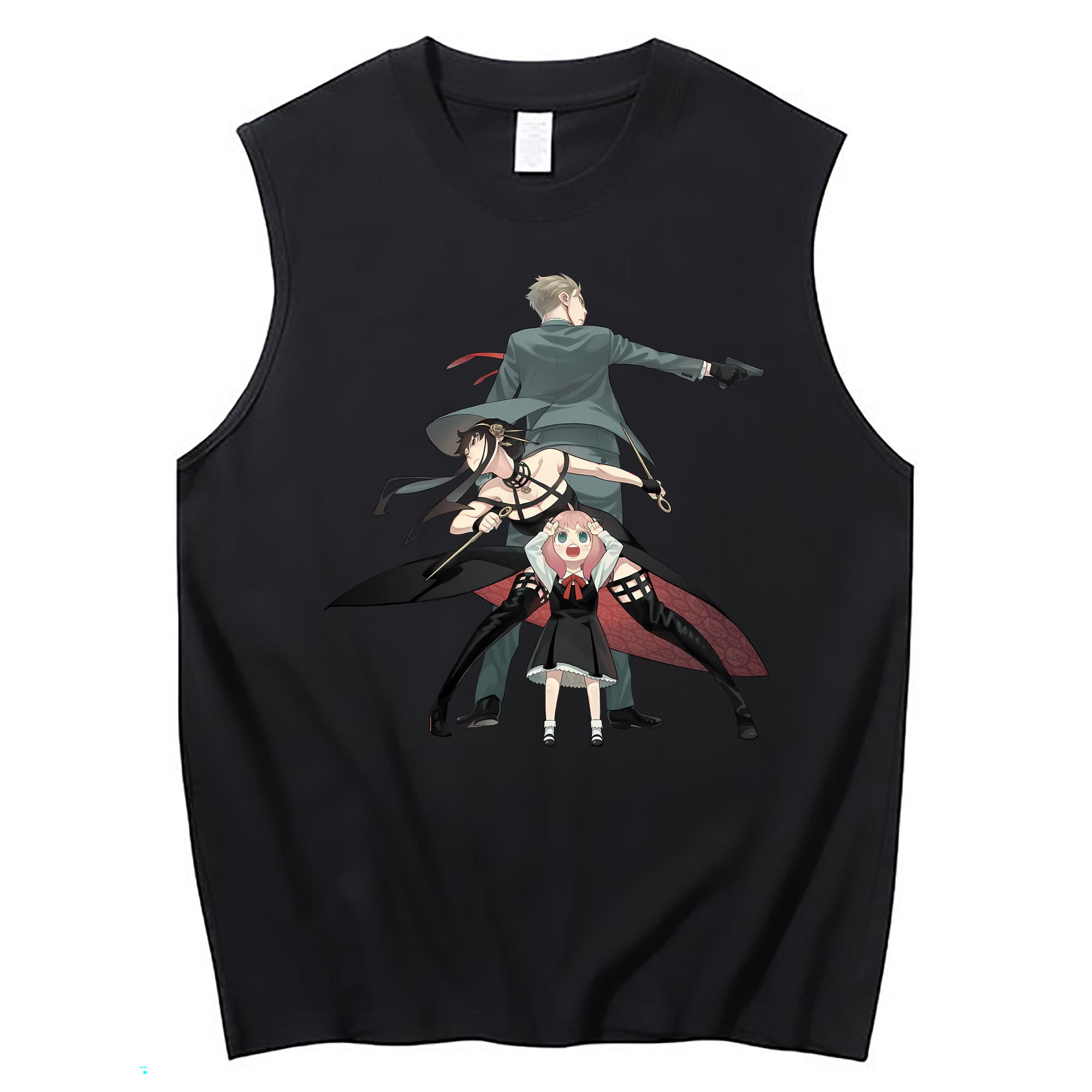 （画像用） SPY×FAMILY间谍家家酒 コットン100％タンクトップ（フロントプリント）