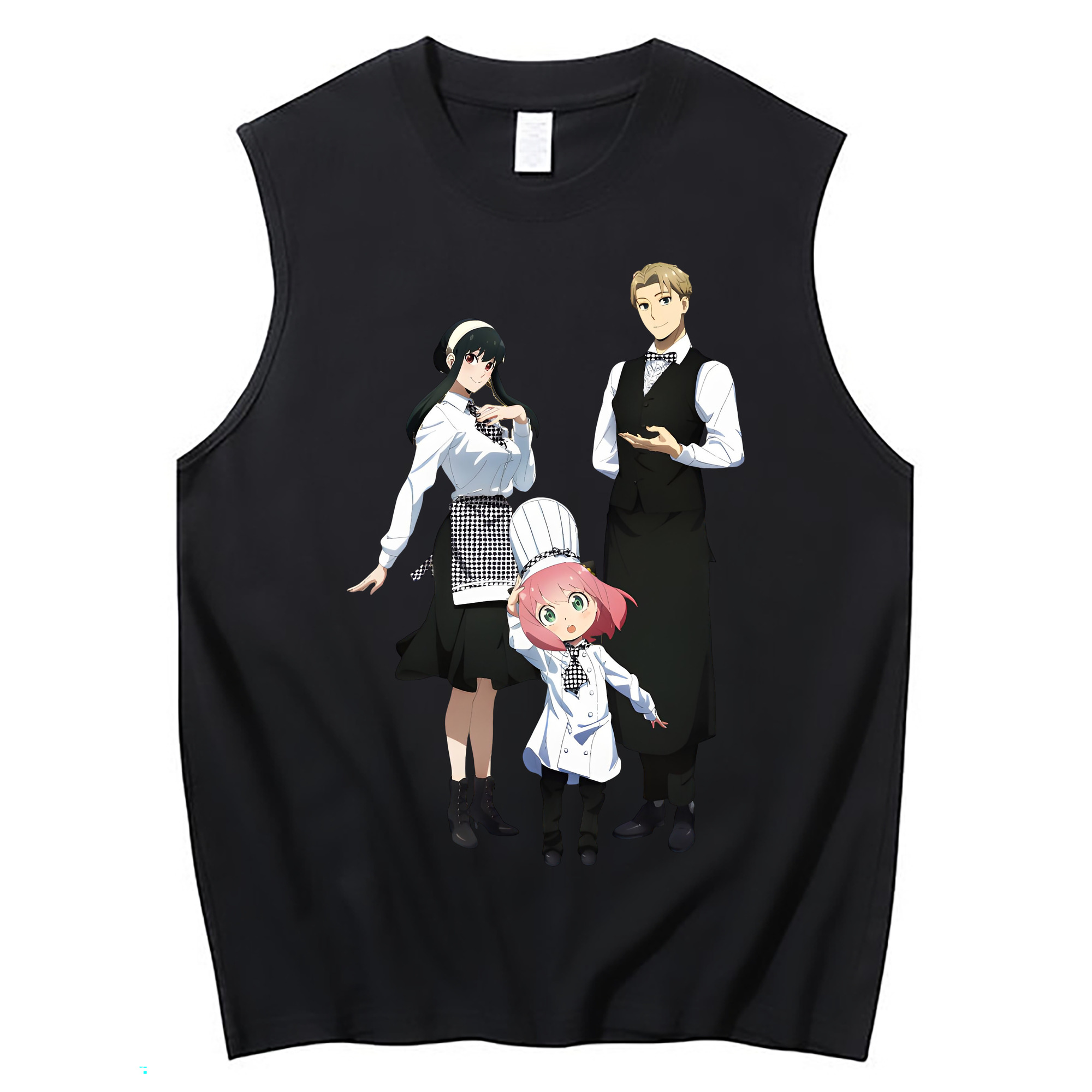 （画像用） SPY×FAMILY间谍家家酒 コットン100％タンクトップ（フロントプリント）