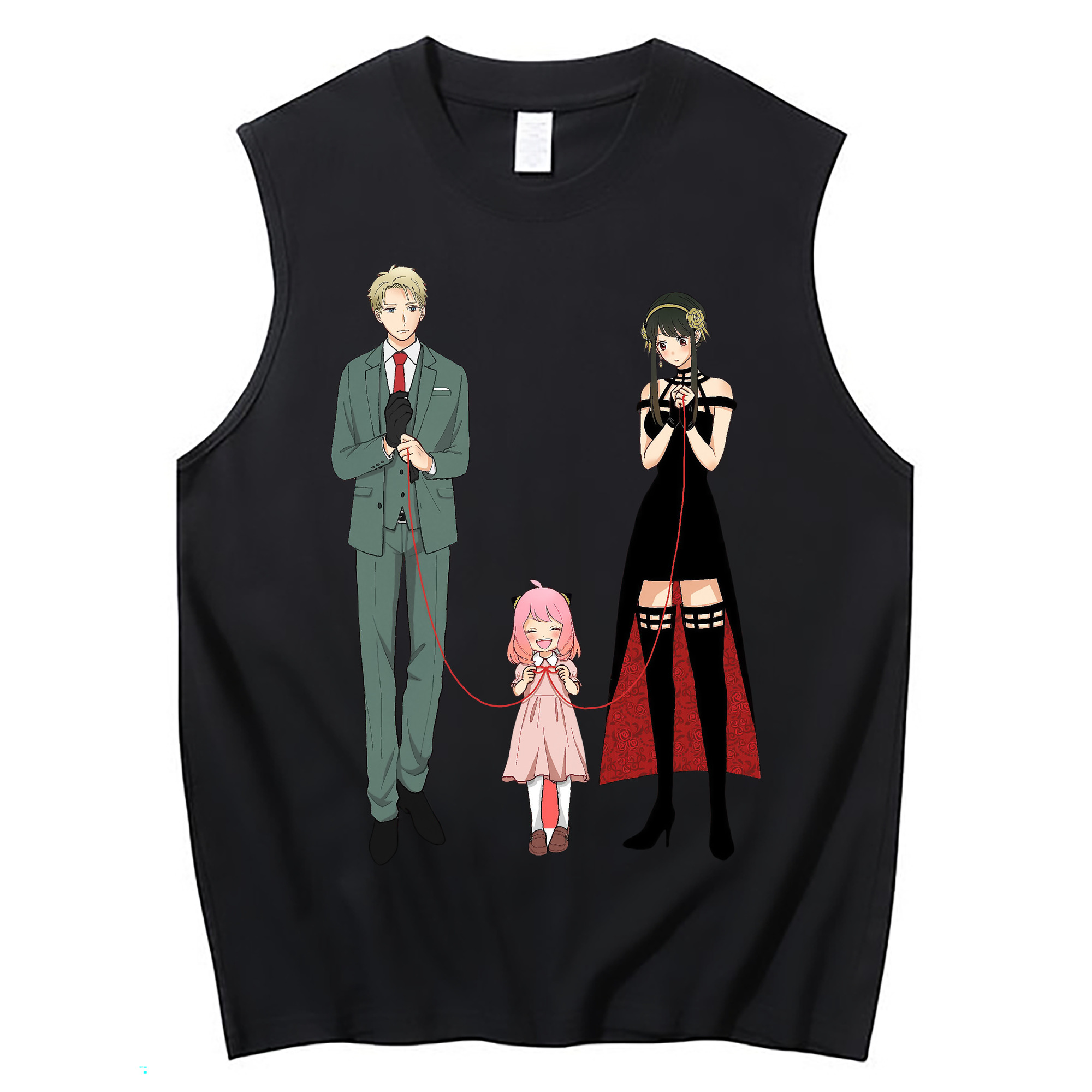 （画像用） SPY×FAMILY间谍家家酒 コットン100％タンクトップ（フロントプリント）