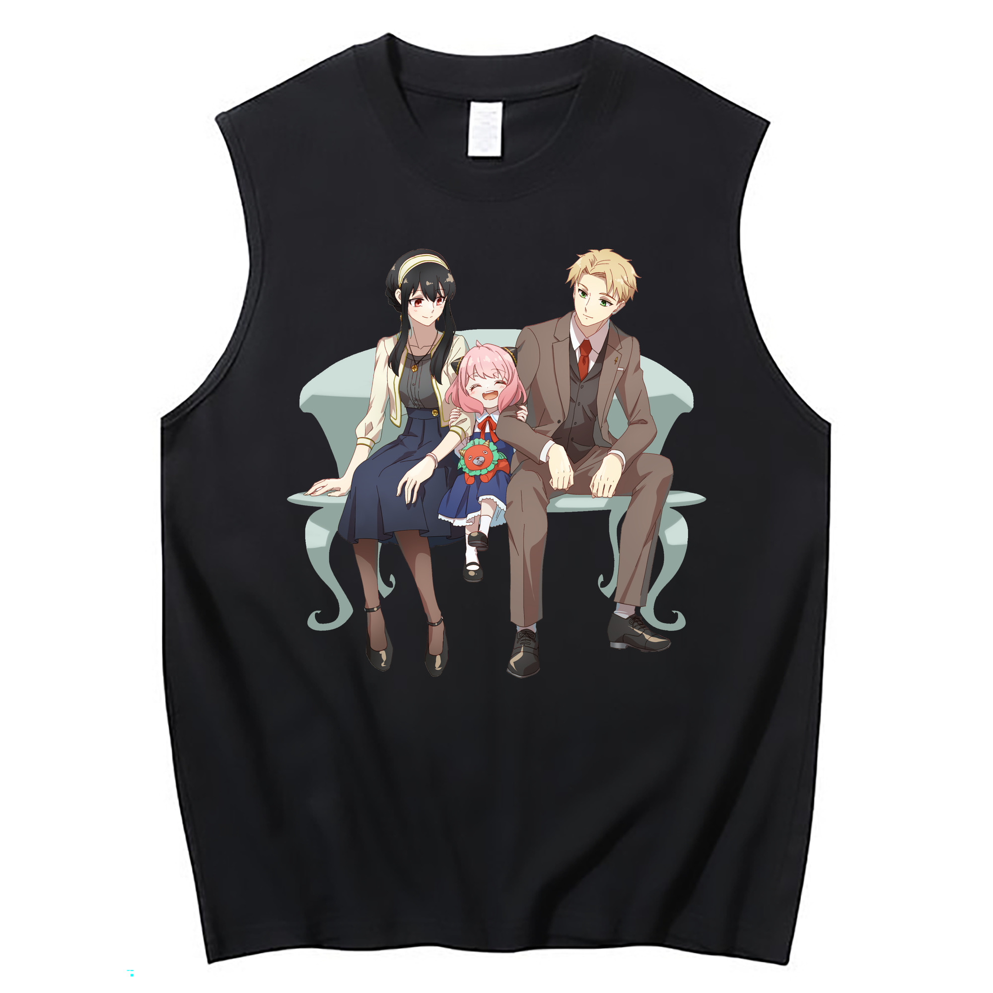 （画像用） SPY×FAMILY间谍家家酒 コットン100％タンクトップ（フロントプリント）
