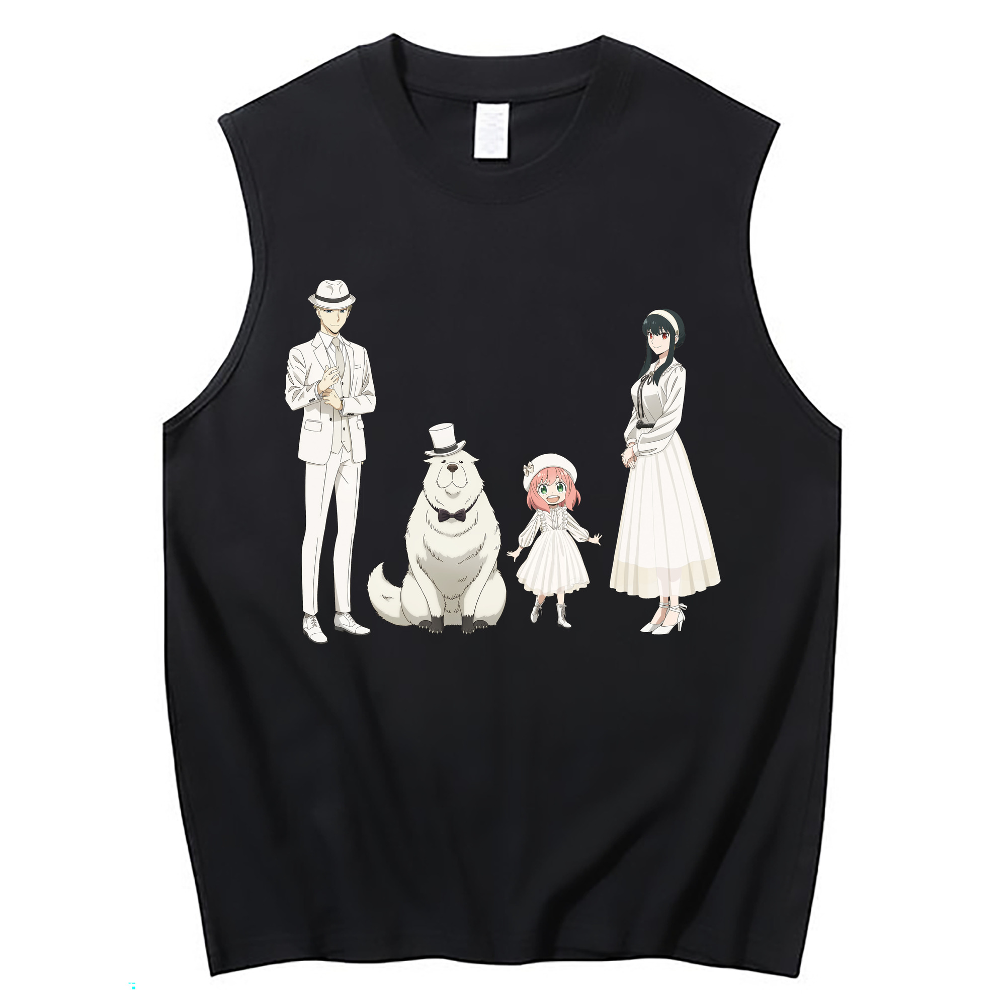 （画像用） SPY×FAMILY间谍家家酒 コットン100％タンクトップ（フロントプリント）