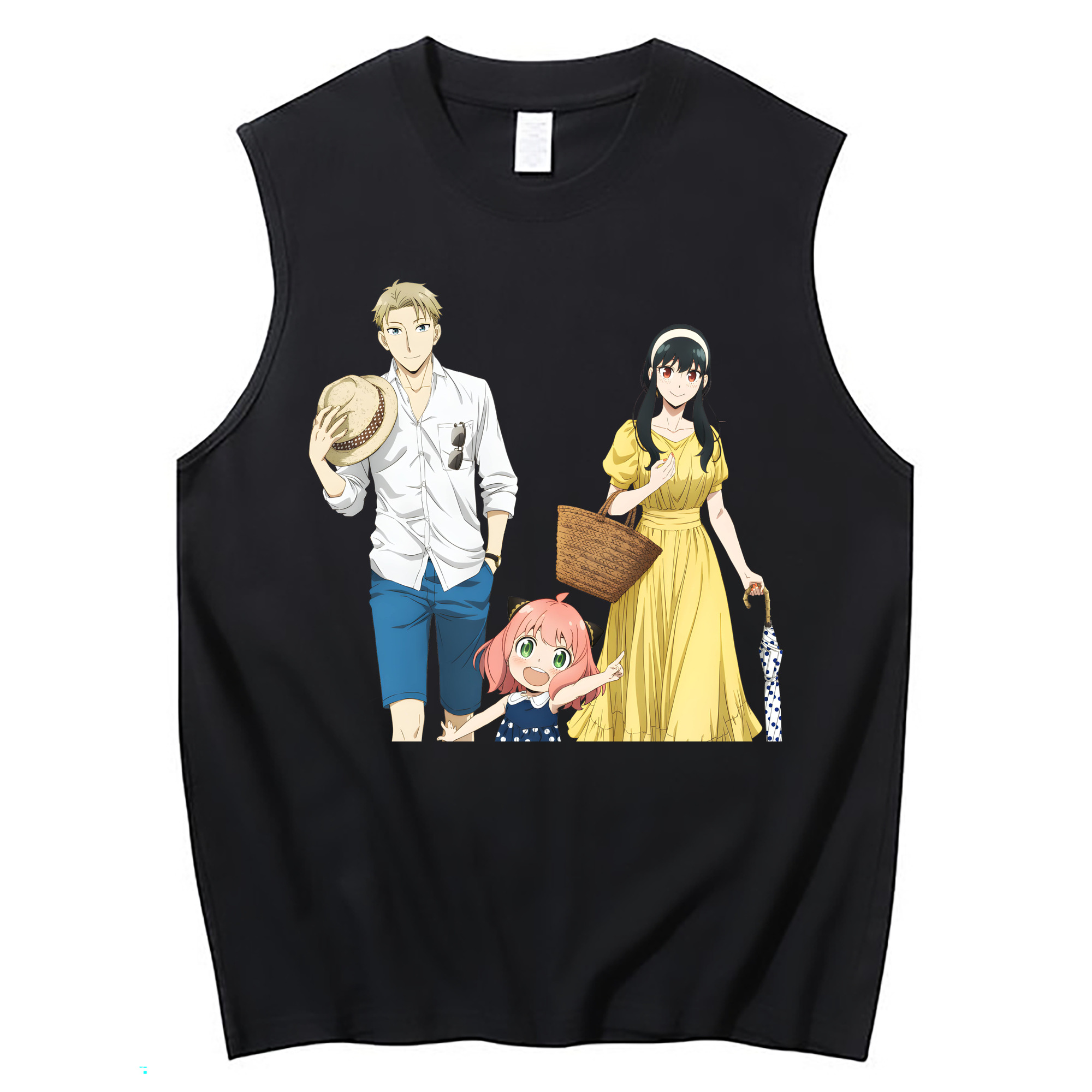 （画像用） SPY×FAMILY间谍家家酒 コットン100％タンクトップ（フロントプリント）