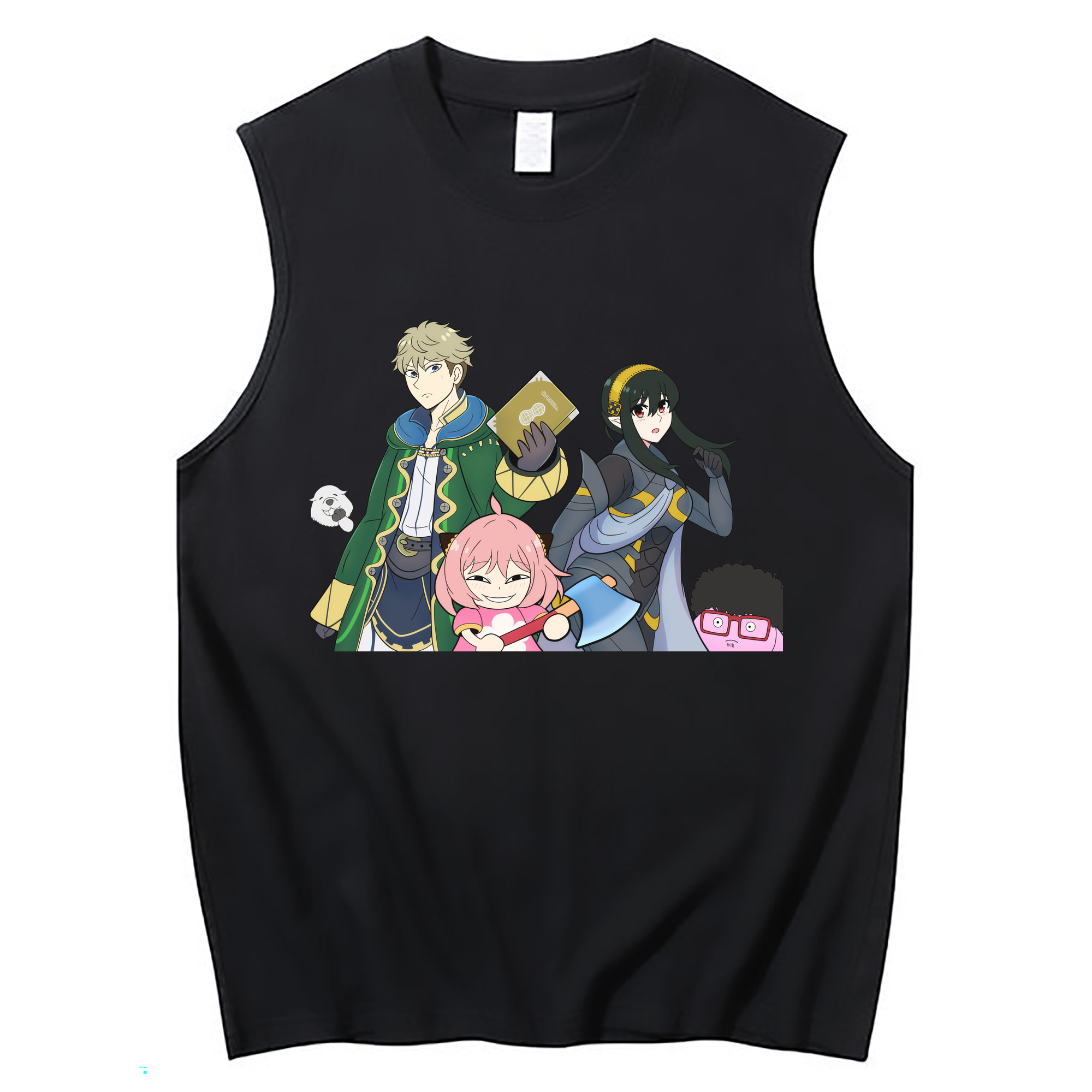 （画像用） SPY×FAMILY间谍家家酒 コットン100％タンクトップ（フロントプリント）