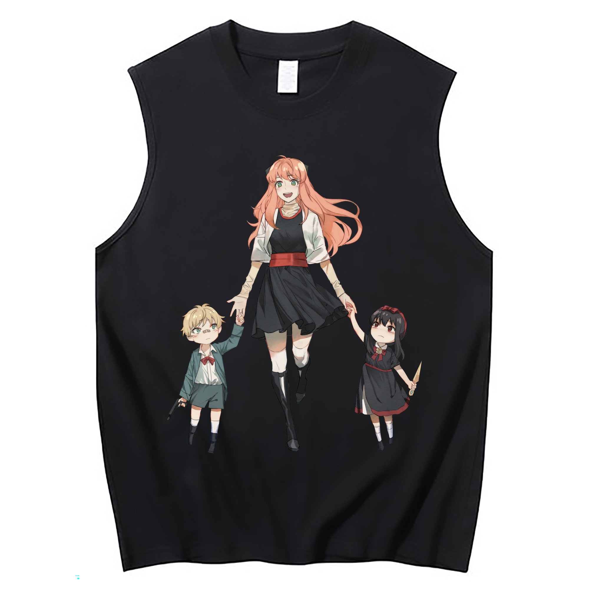 （画像用） SPY×FAMILY间谍家家酒 コットン100％タンクトップ（フロントプリント）