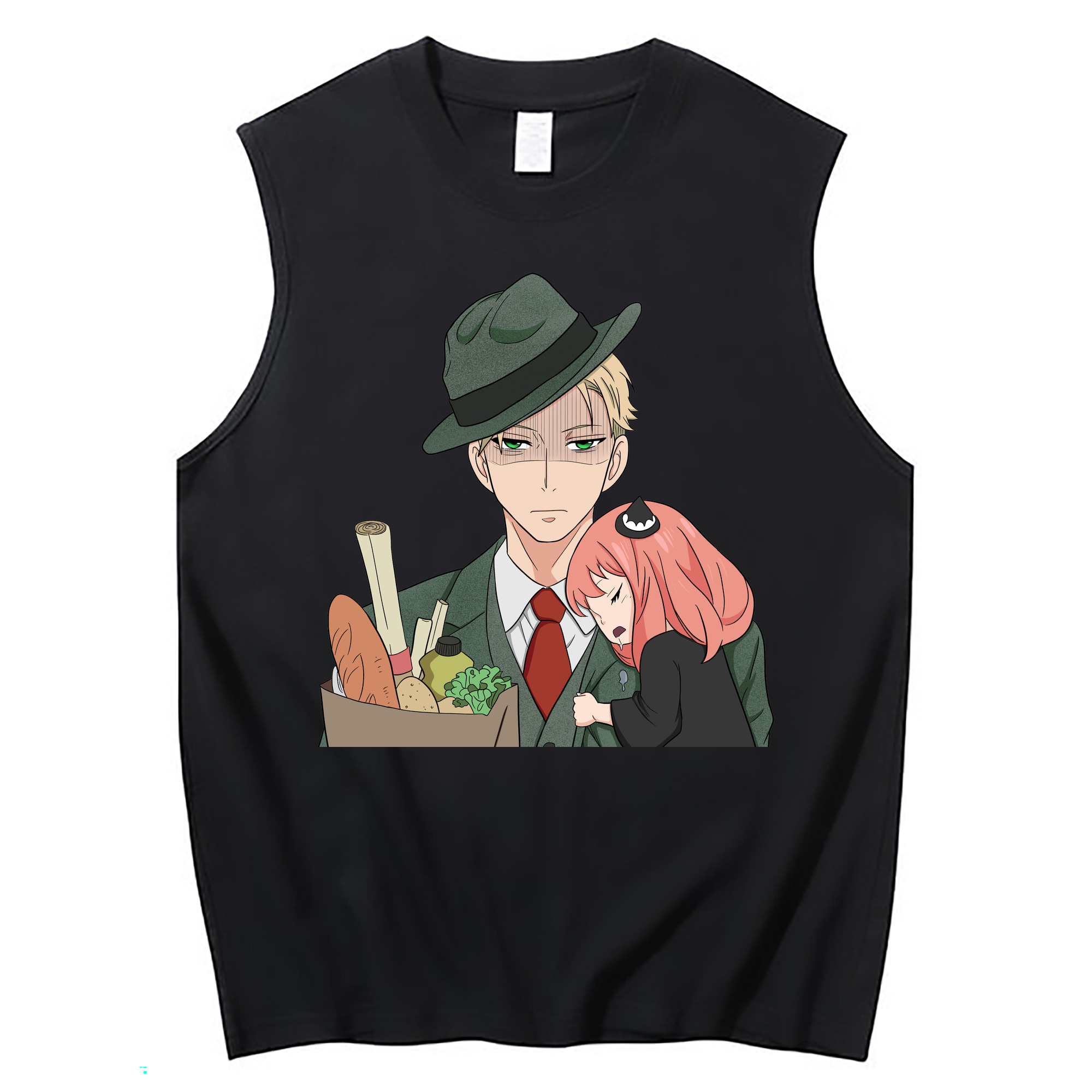 （画像用） SPY×FAMILY间谍家家酒 コットン100％タンクトップ（フロントプリント）