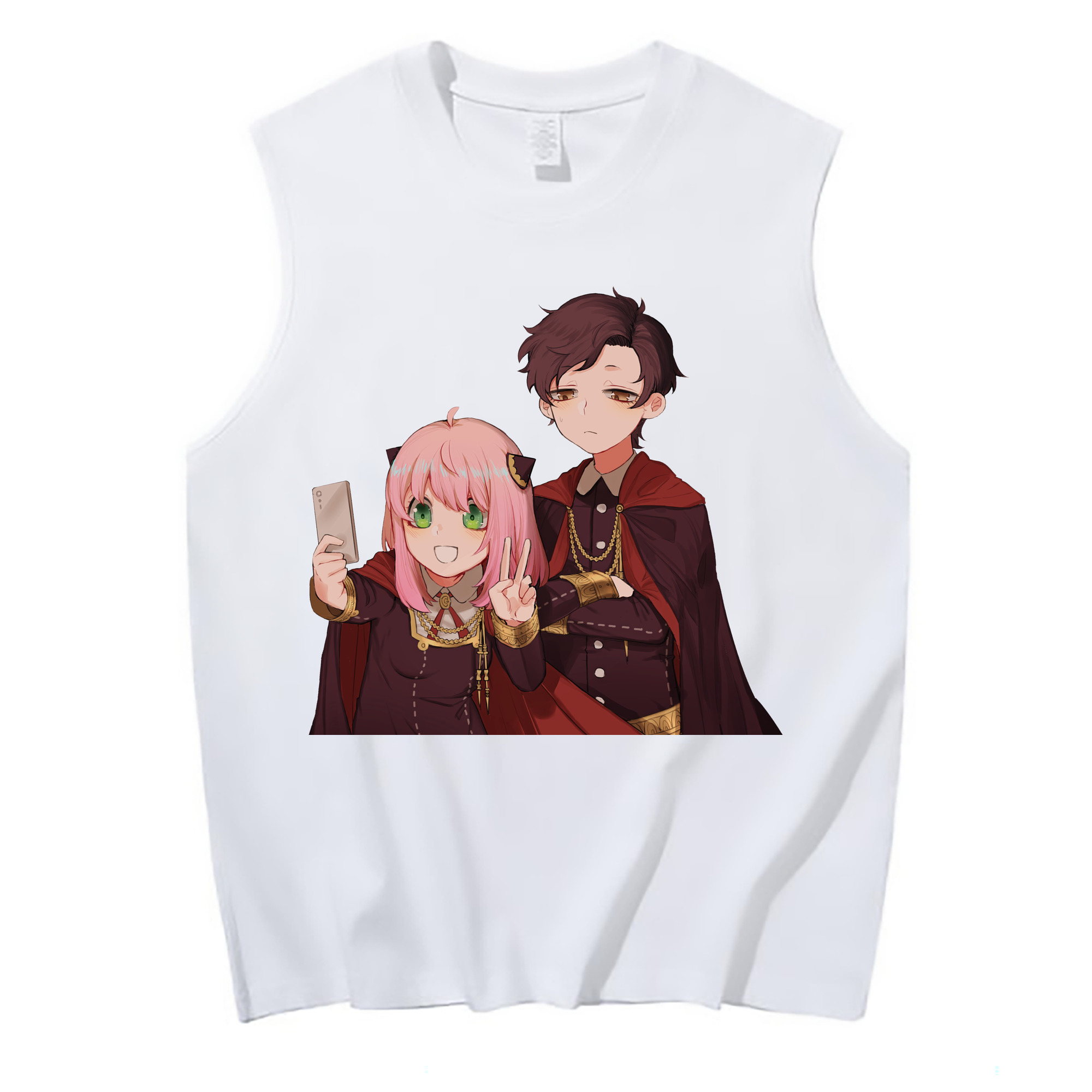 （画像用） SPY×FAMILY间谍家家酒 コットン100％タンクトップ（フロントプリント）