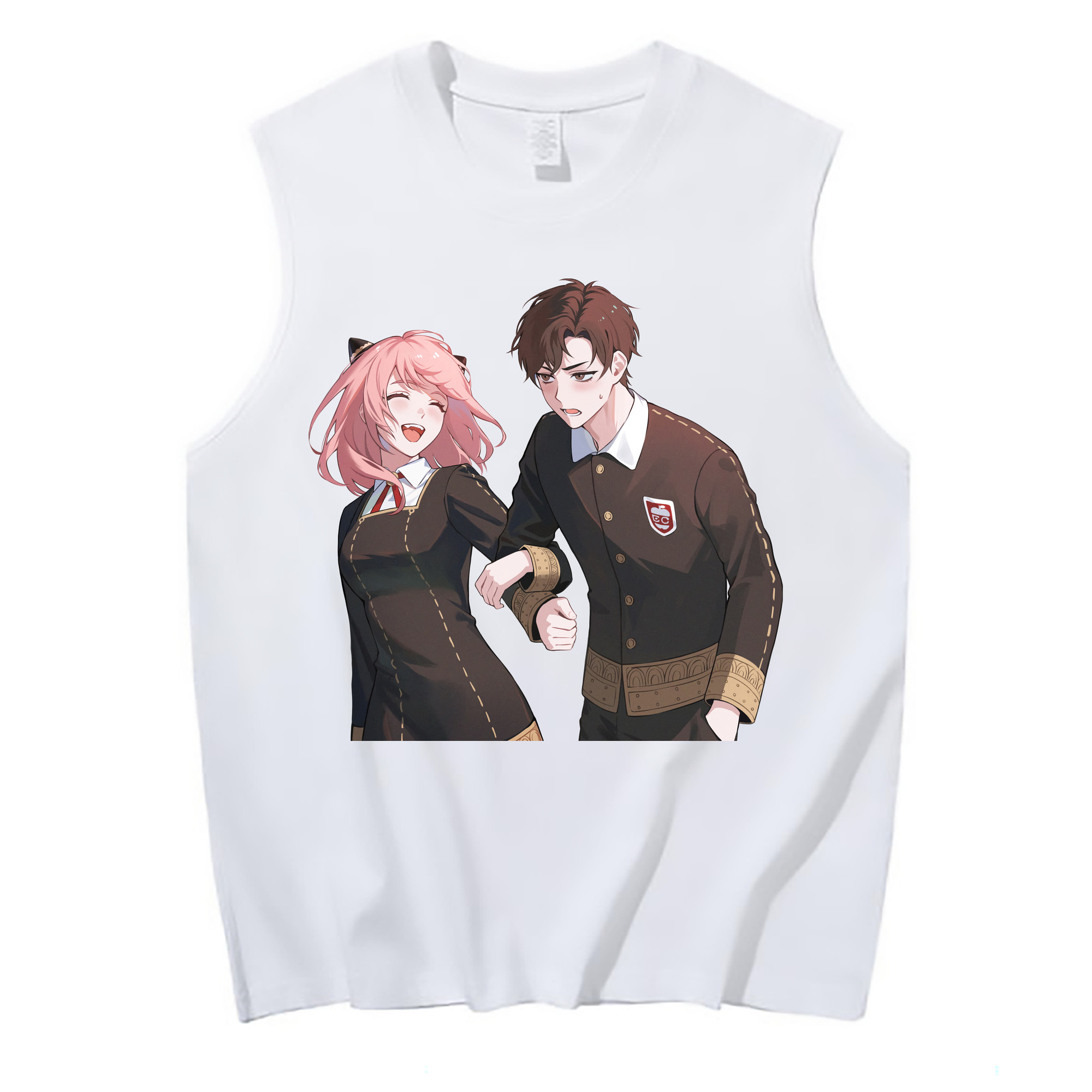 （画像用） SPY×FAMILY间谍家家酒 コットン100％タンクトップ（フロントプリント）