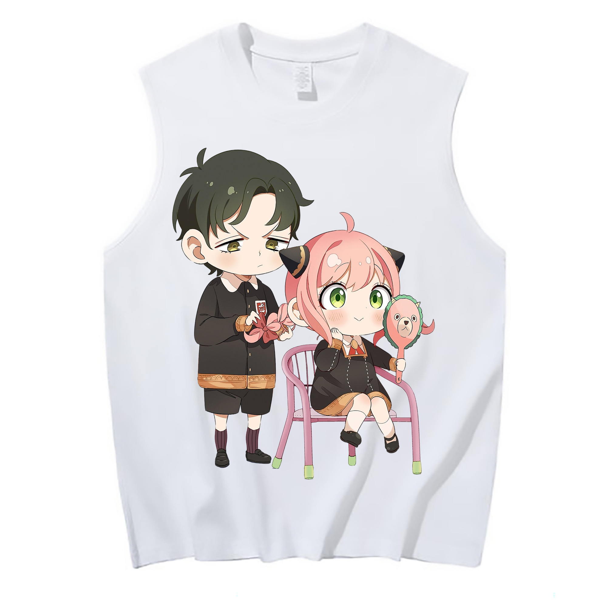 （画像用） SPY×FAMILY间谍家家酒 コットン100％タンクトップ（フロントプリント）