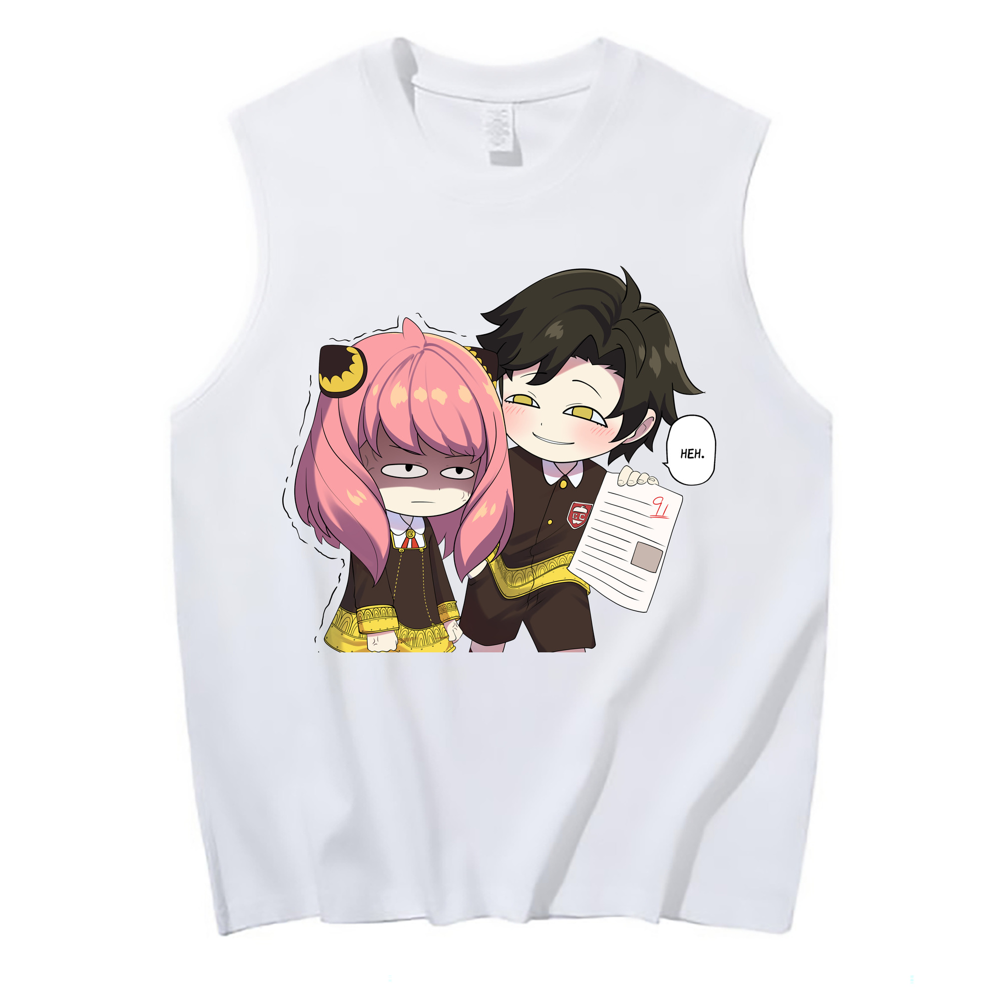 （画像用） SPY×FAMILY间谍家家酒 コットン100％タンクトップ（フロントプリント）