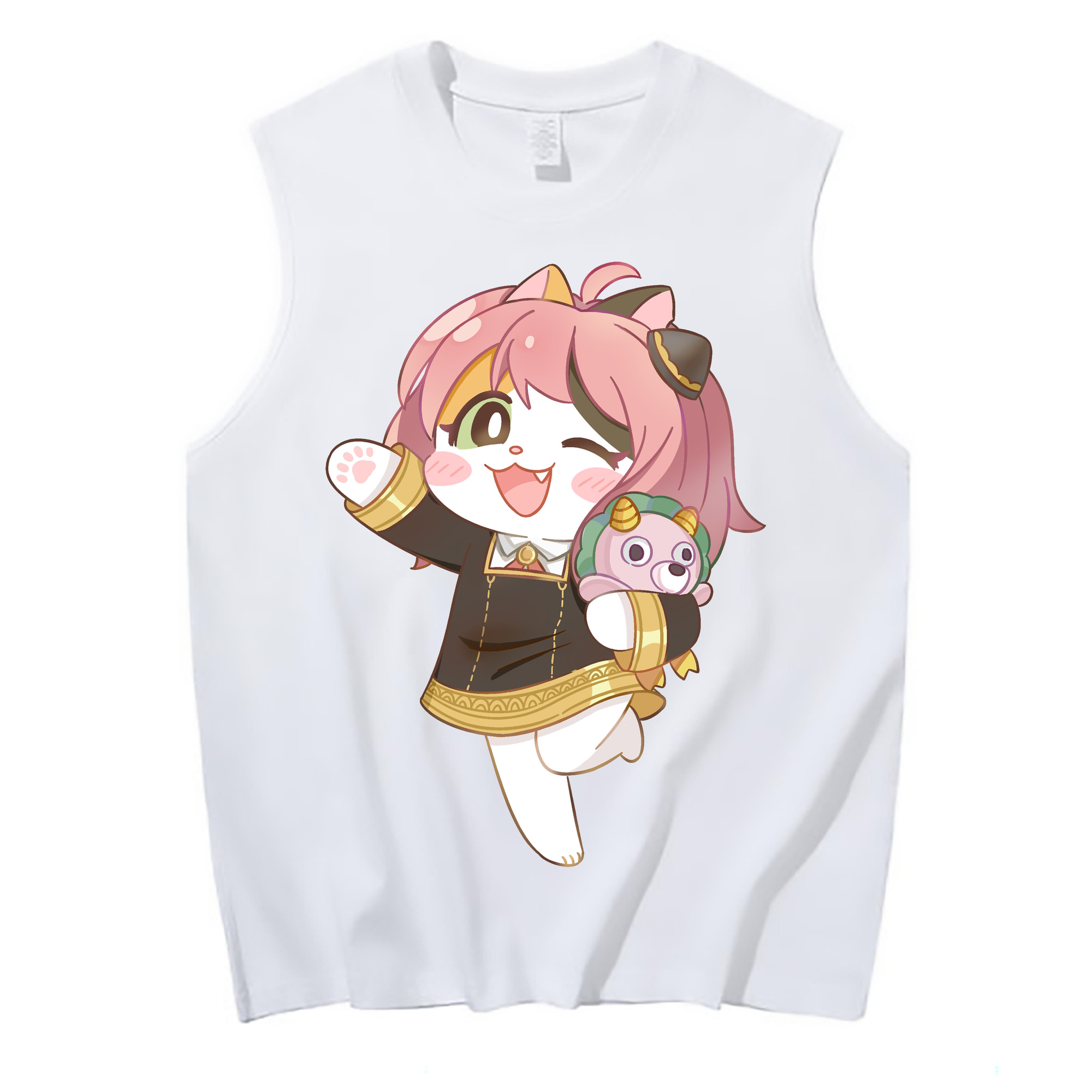 （画像用） SPY×FAMILY间谍家家酒 コットン100％タンクトップ（フロントプリント）