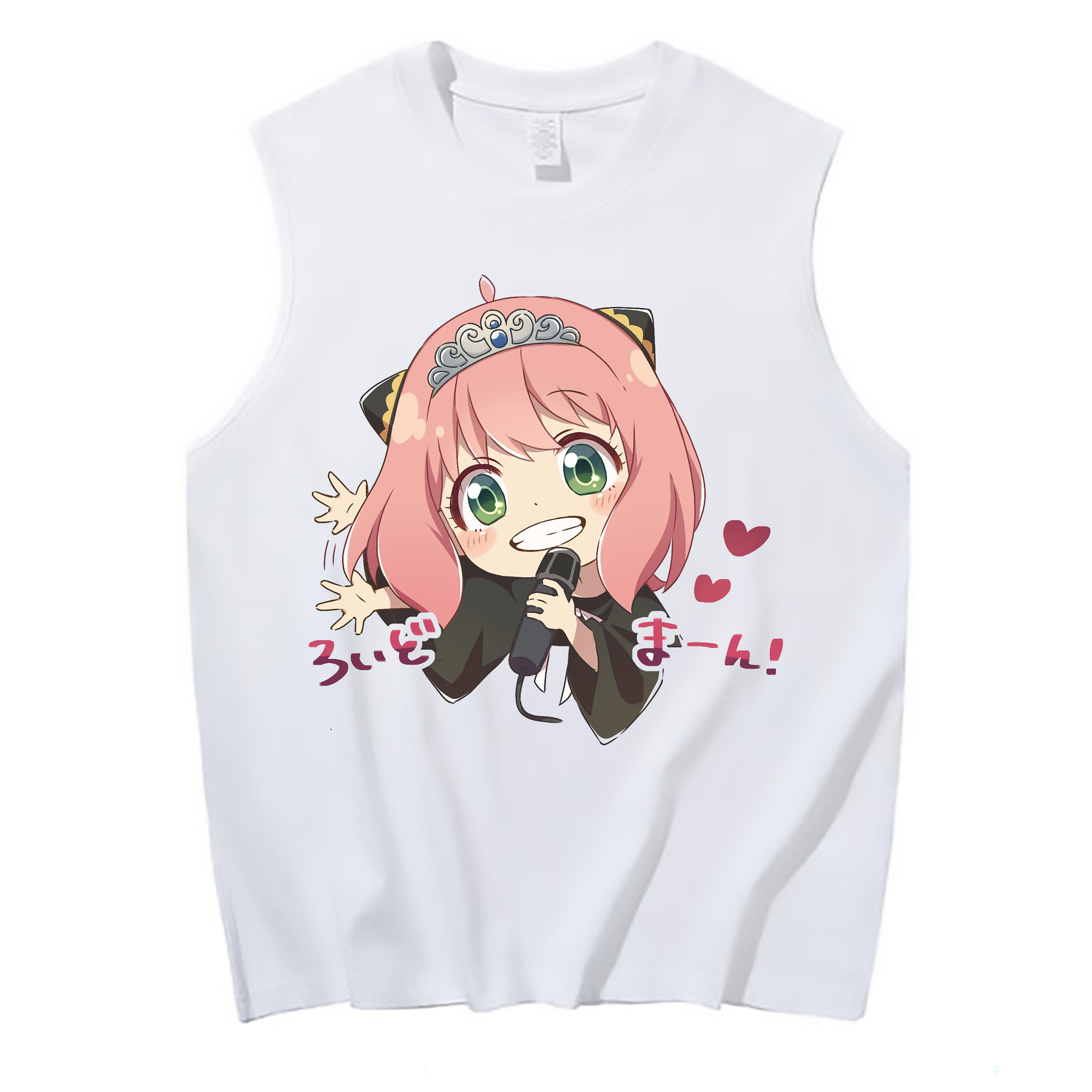 （画像用） SPY×FAMILY间谍家家酒 コットン100％タンクトップ（フロントプリント）
