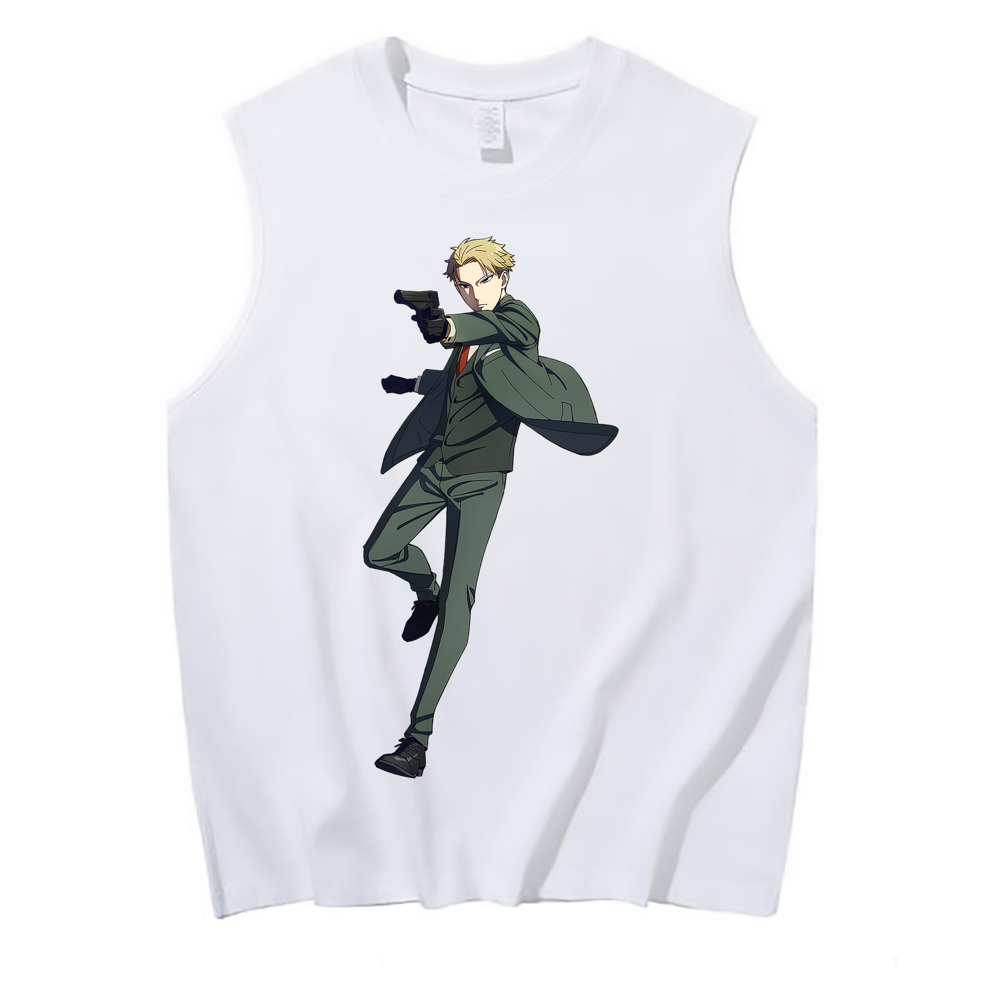 （画像用） SPY×FAMILY间谍家家酒 コットン100％タンクトップ（フロントプリント）
