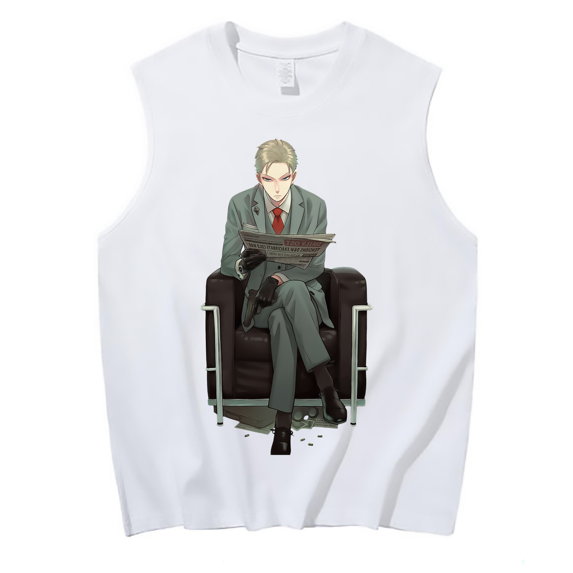 （画像用） SPY×FAMILY间谍家家酒 コットン100％タンクトップ（フロントプリント）