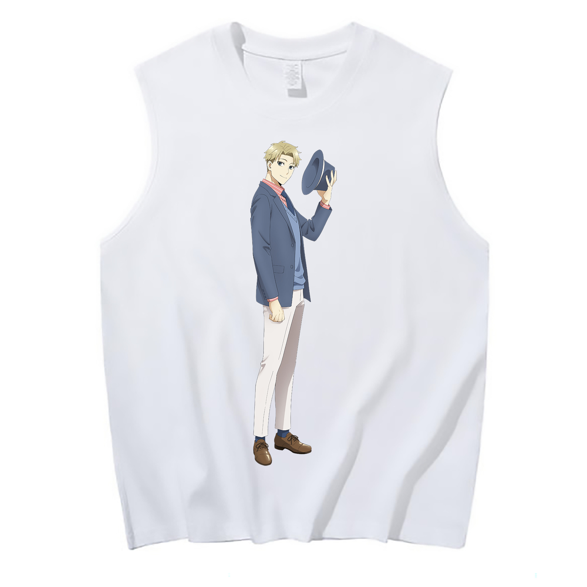 （画像用） SPY×FAMILY间谍家家酒 コットン100％タンクトップ（フロントプリント）