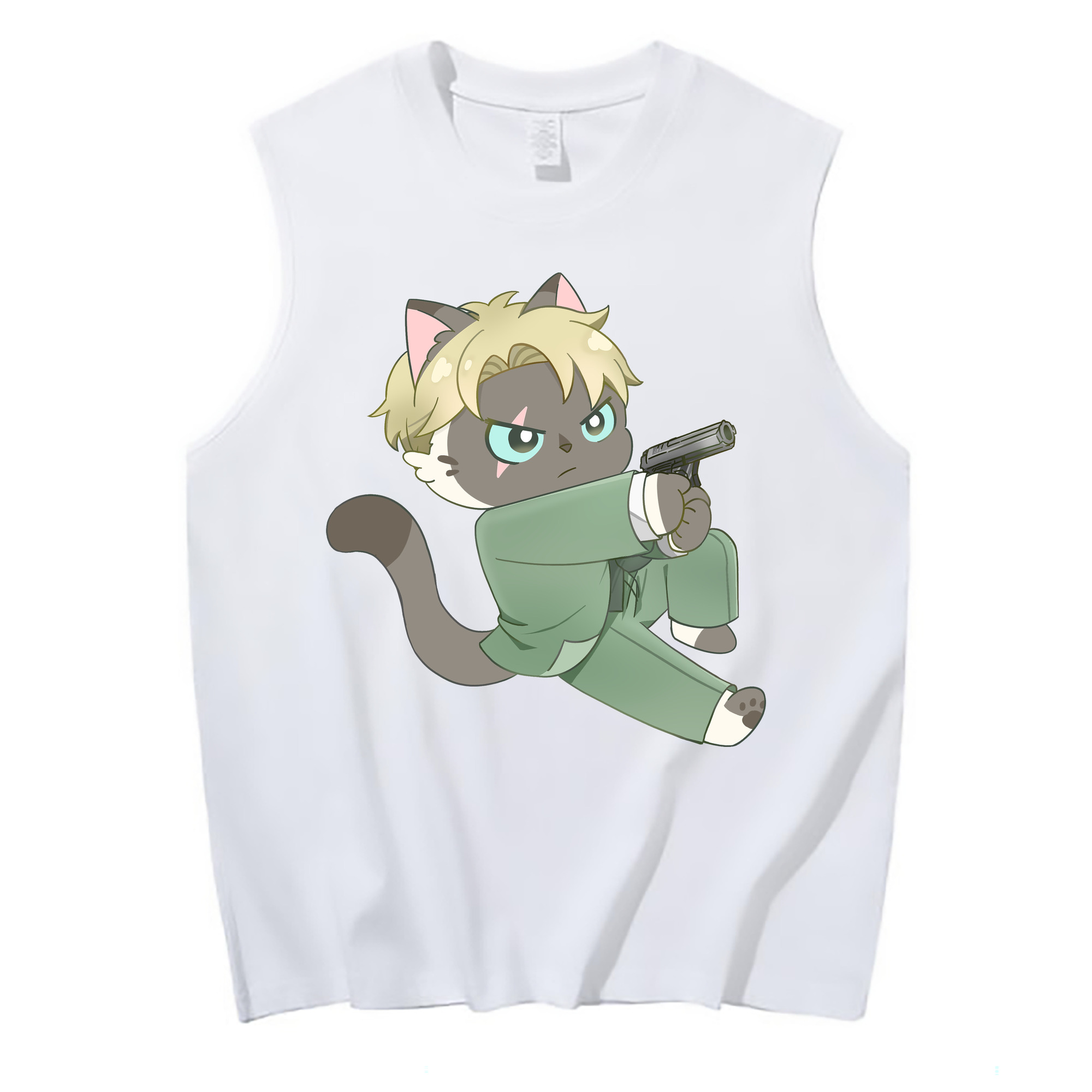 （画像用） SPY×FAMILY间谍家家酒 コットン100％タンクトップ（フロントプリント）