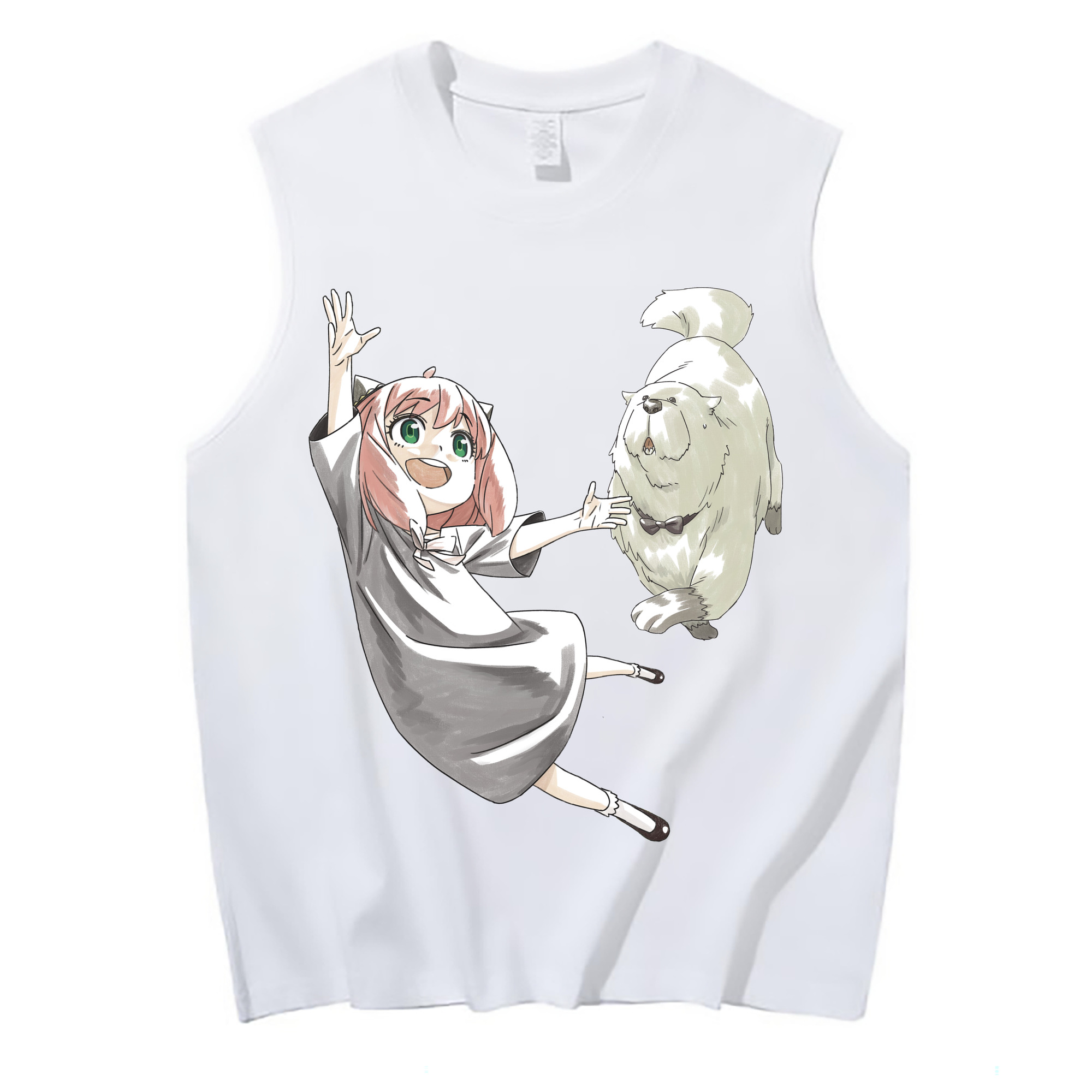 （画像用） SPY×FAMILY间谍家家酒 コットン100％タンクトップ（フロントプリント）