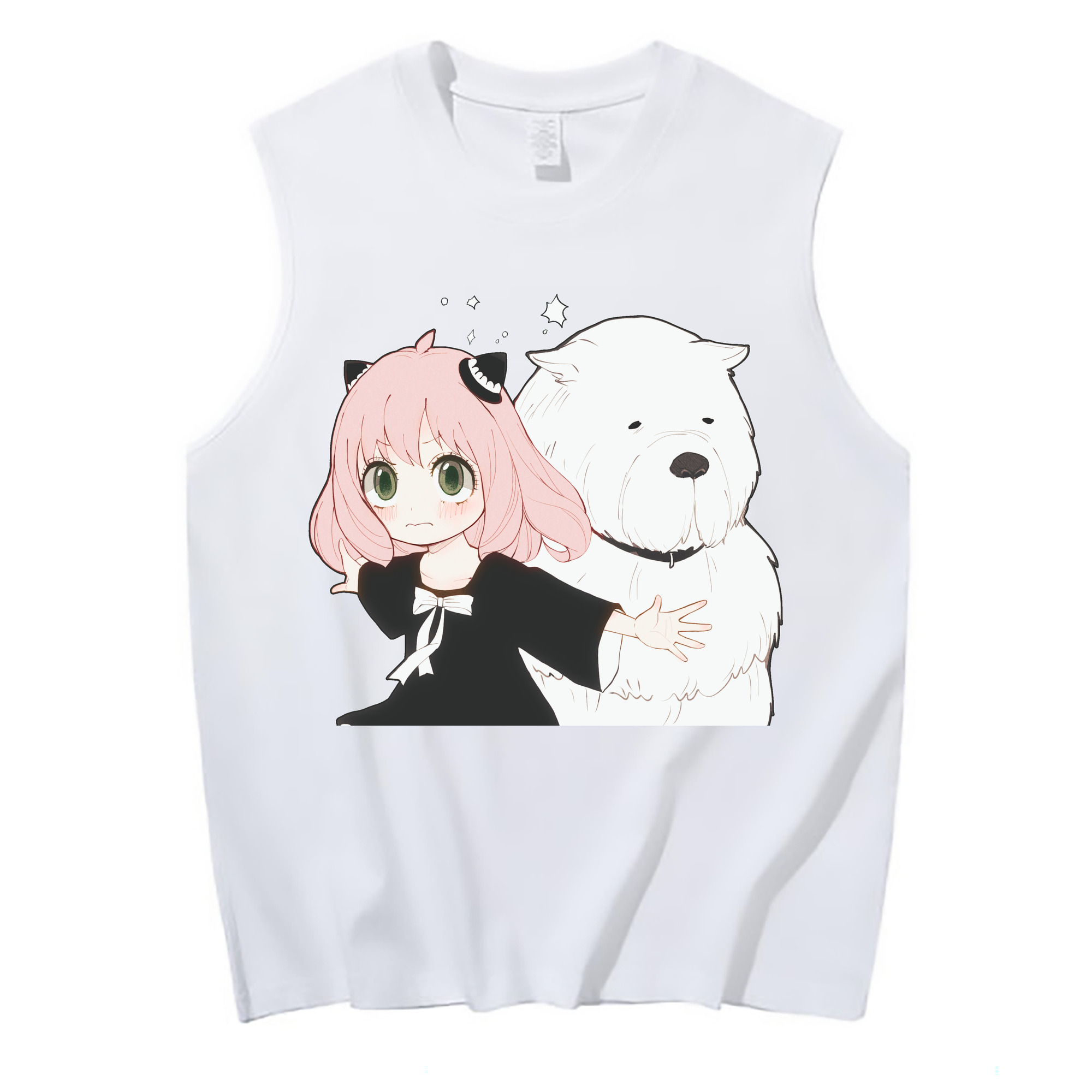 （画像用） SPY×FAMILY间谍家家酒 コットン100％タンクトップ（フロントプリント）