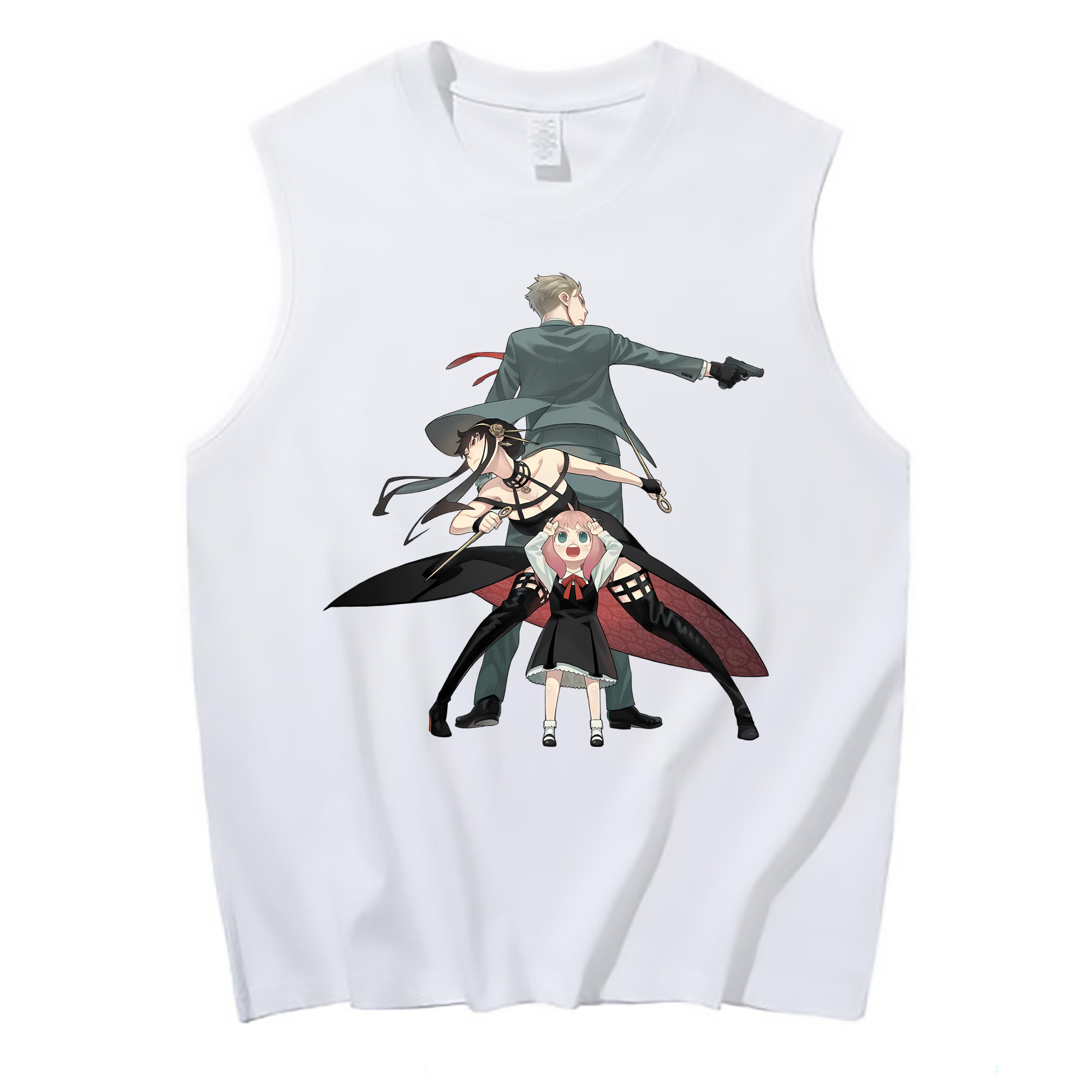 （画像用） SPY×FAMILY间谍家家酒 コットン100％タンクトップ（フロントプリント）