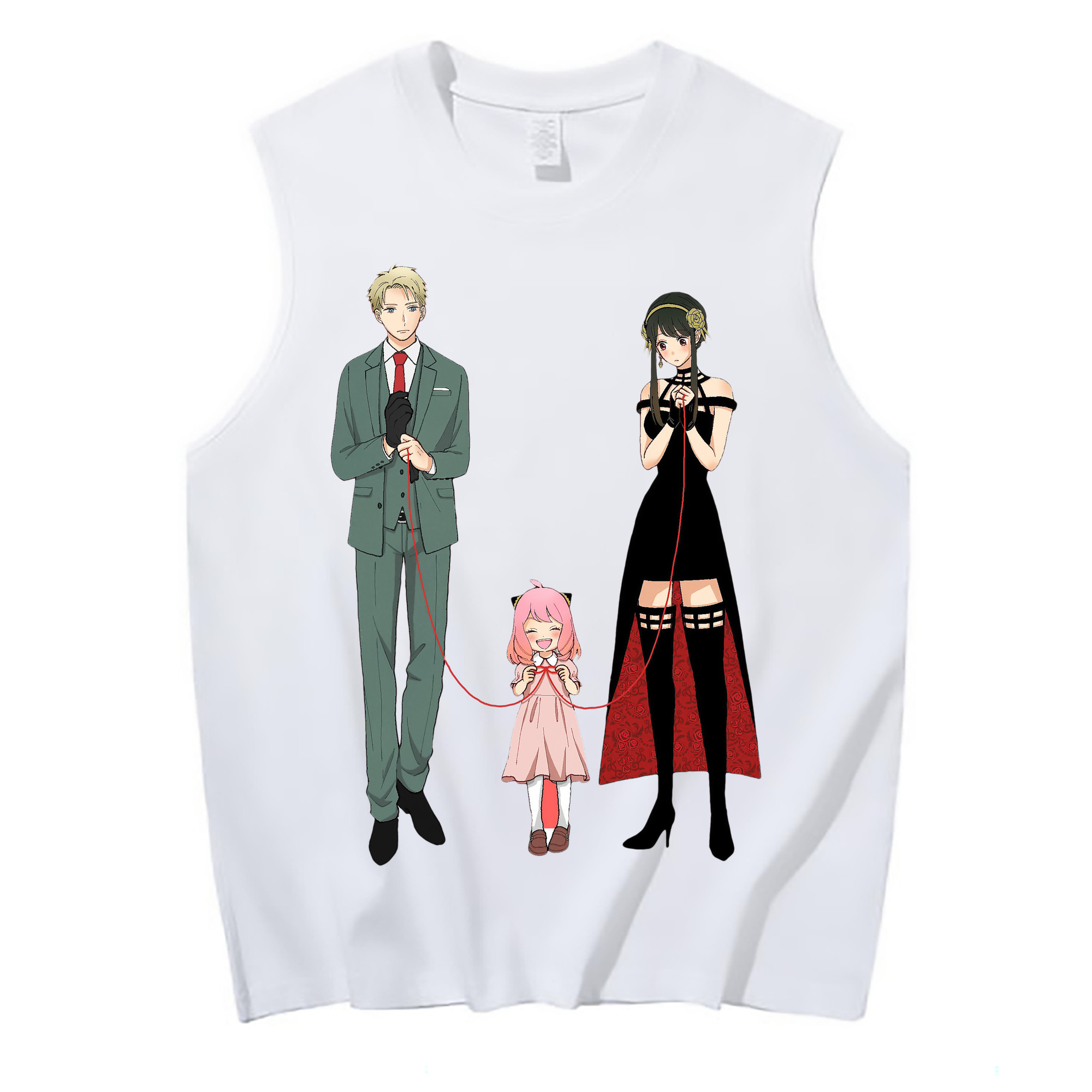 （画像用） SPY×FAMILY间谍家家酒 コットン100％タンクトップ（フロントプリント）