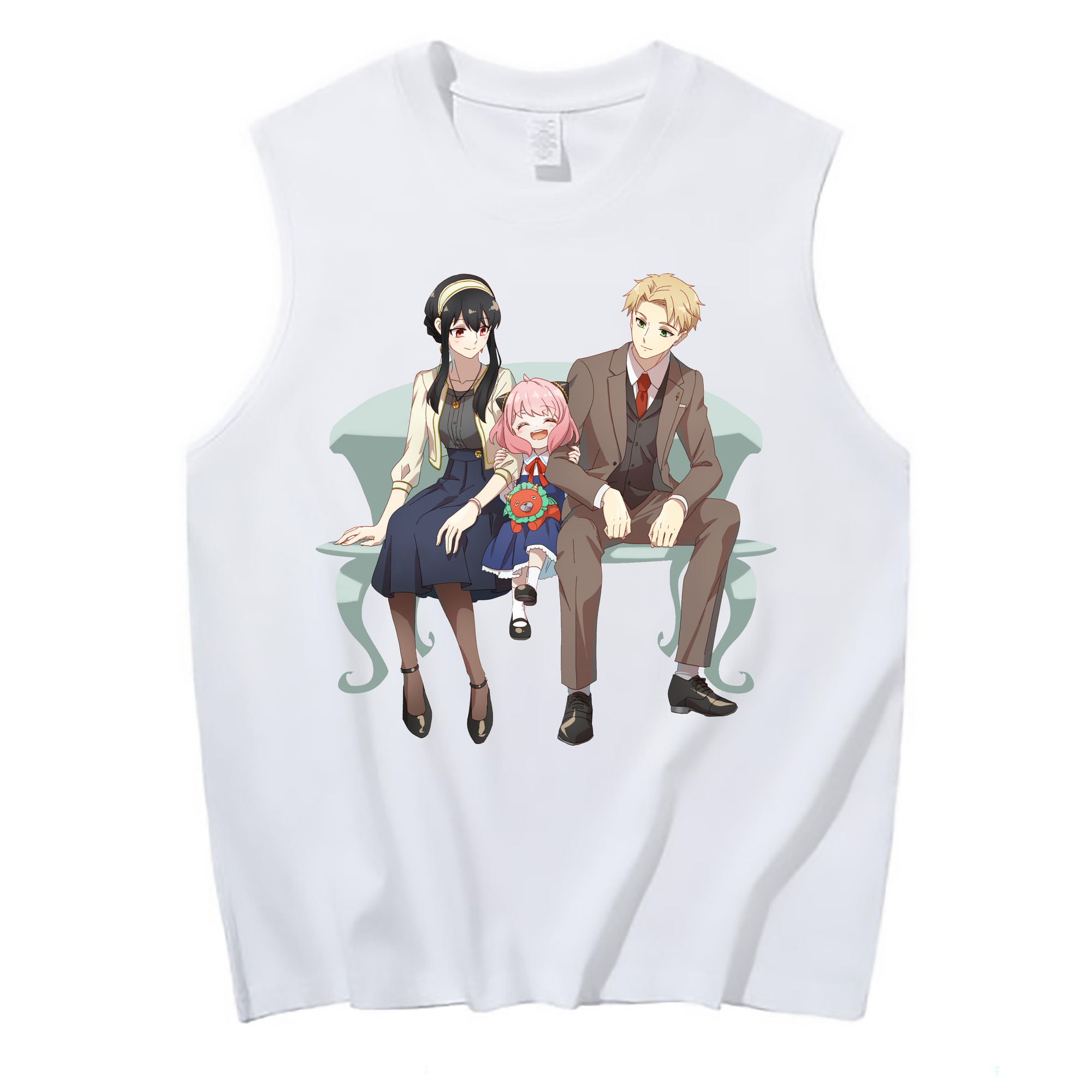 （画像用） SPY×FAMILY间谍家家酒 コットン100％タンクトップ（フロントプリント）
