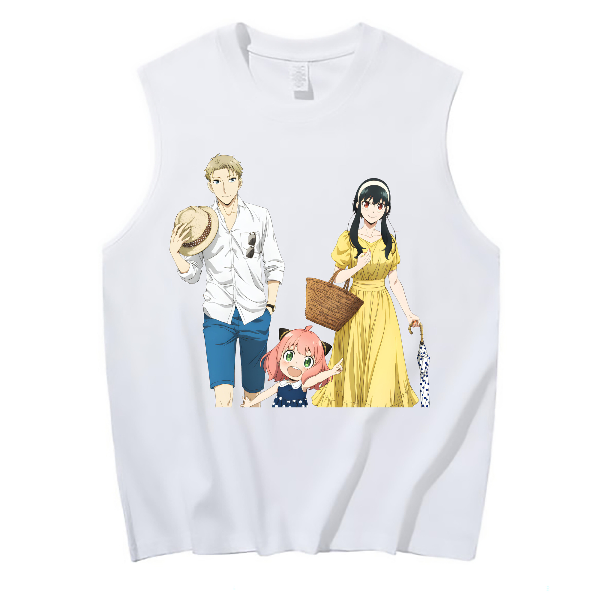 （画像用） SPY×FAMILY间谍家家酒 コットン100％タンクトップ（フロントプリント）