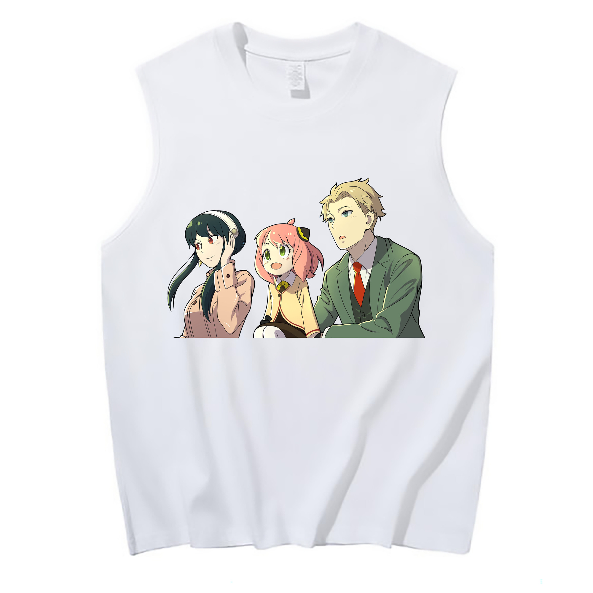 （画像用） SPY×FAMILY间谍家家酒 コットン100％タンクトップ（フロントプリント）
