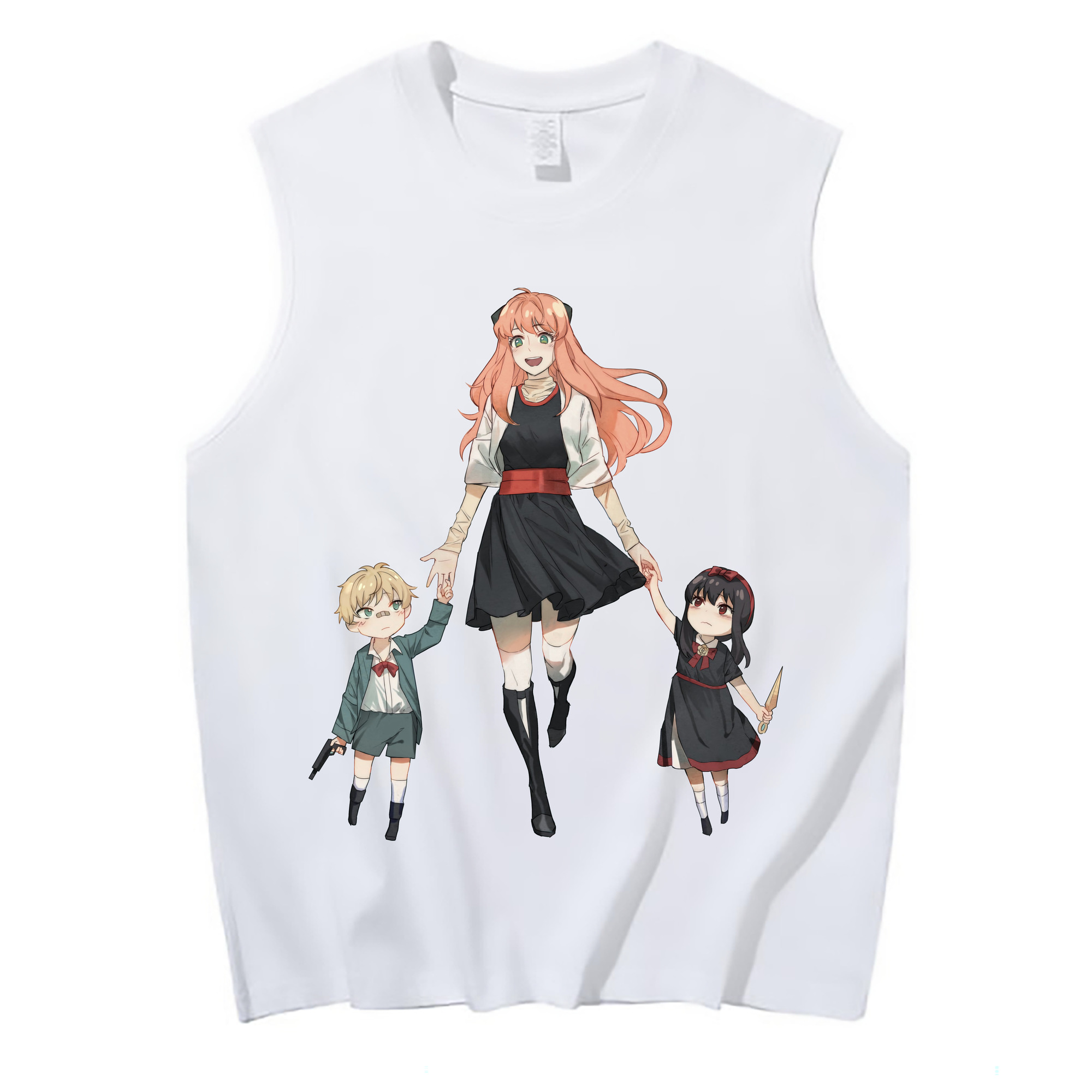 （画像用） SPY×FAMILY间谍家家酒 コットン100％タンクトップ（フロントプリント）