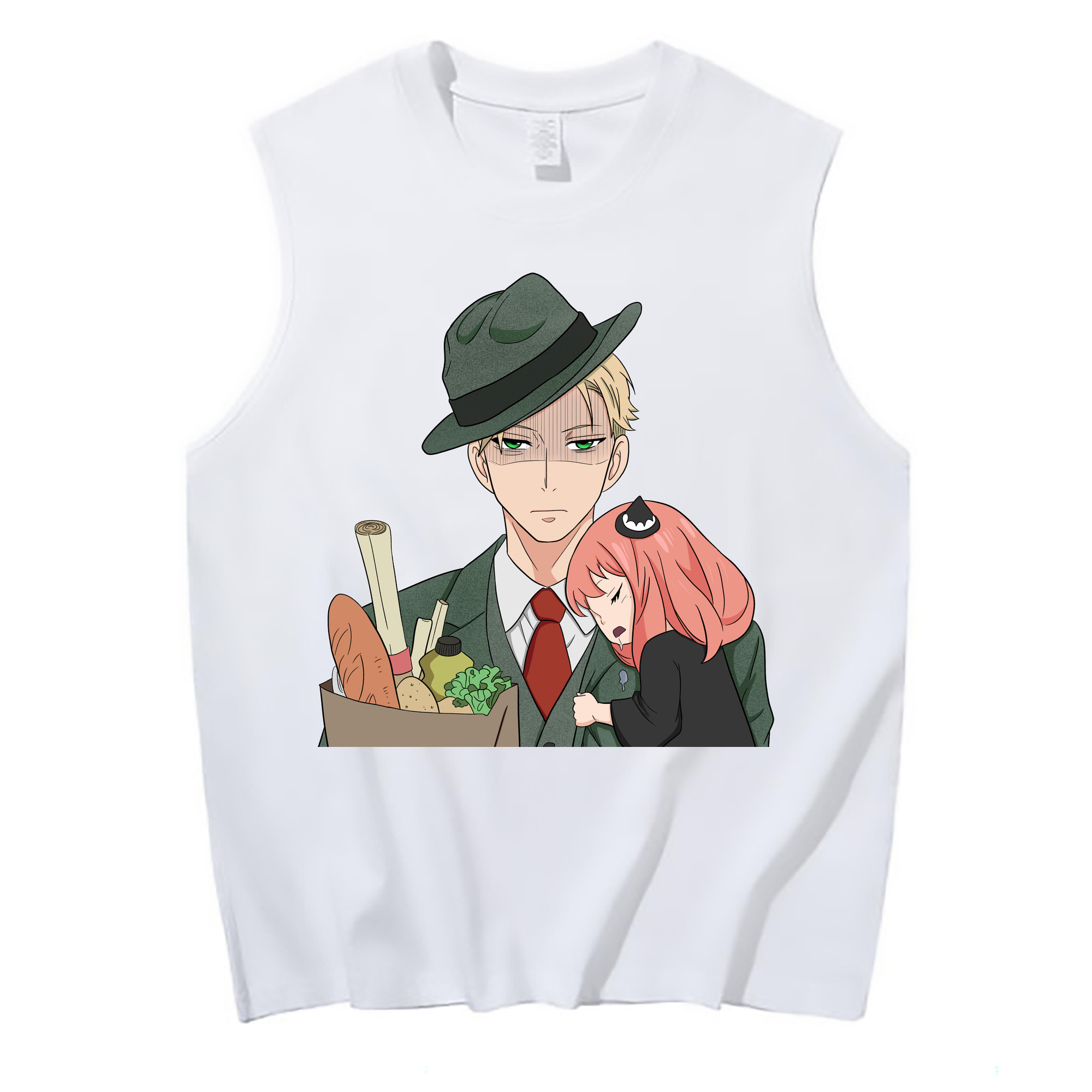（画像用） SPY×FAMILY间谍家家酒 コットン100％タンクトップ（フロントプリント）