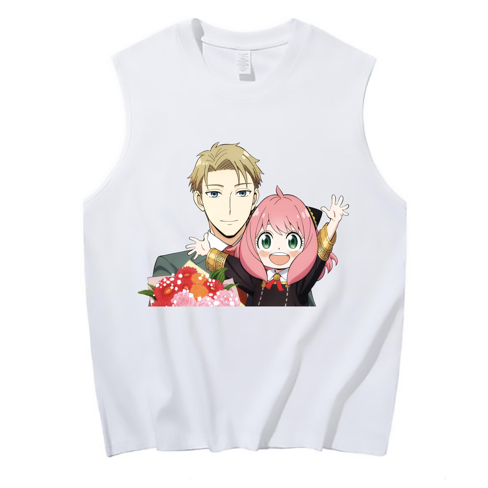 （画像用） SPY×FAMILY间谍家家酒 コットン100％タンクトップ（フロントプリント）