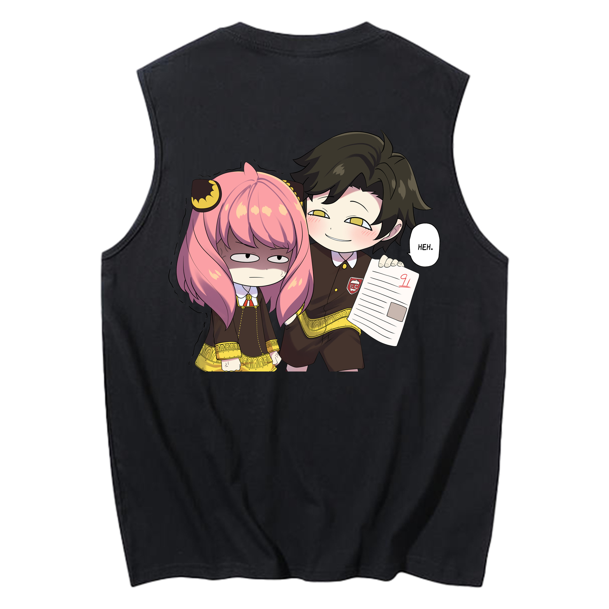 （画像用） SPY×FAMILY间谍家家酒 コットン100％タンクトップ（背面プリント）