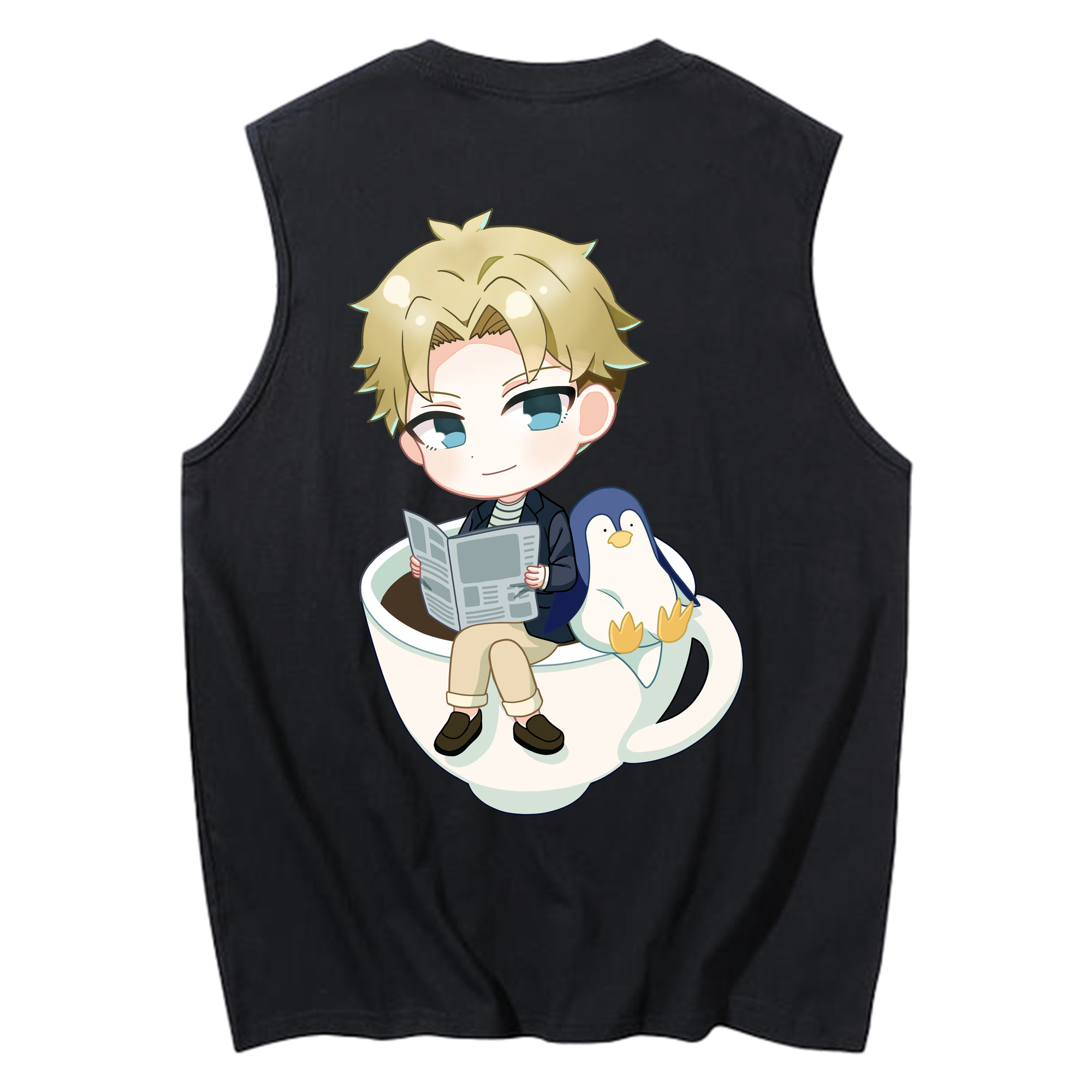 （画像用） SPY×FAMILY间谍家家酒 コットン100％タンクトップ（背面プリント）
