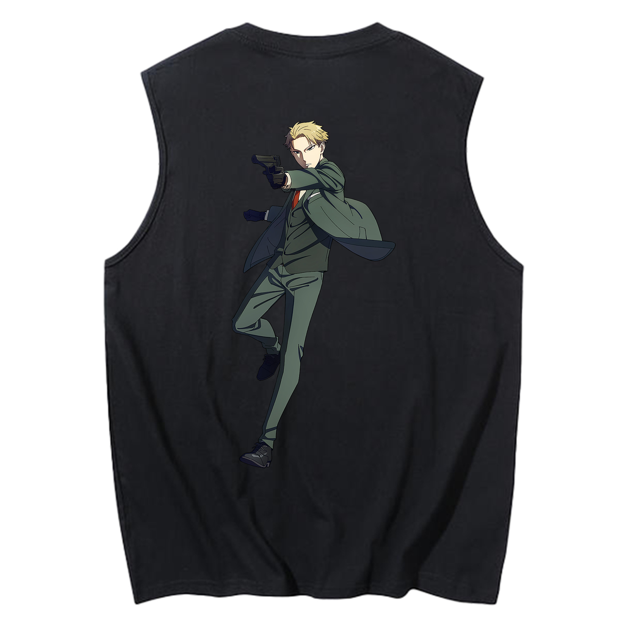 （画像用） SPY×FAMILY间谍家家酒 コットン100％タンクトップ（背面プリント）